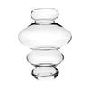 Gaia plain Vase Transparent H 24