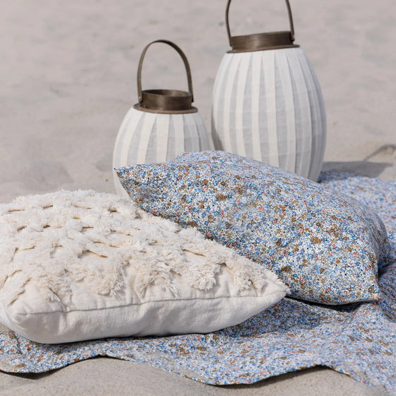 Flower Decke Blau