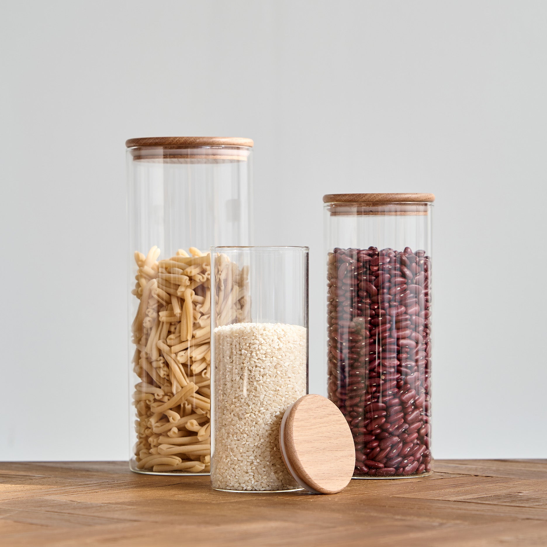 Lilia Aufbewahrungsgläser, 3 Stück