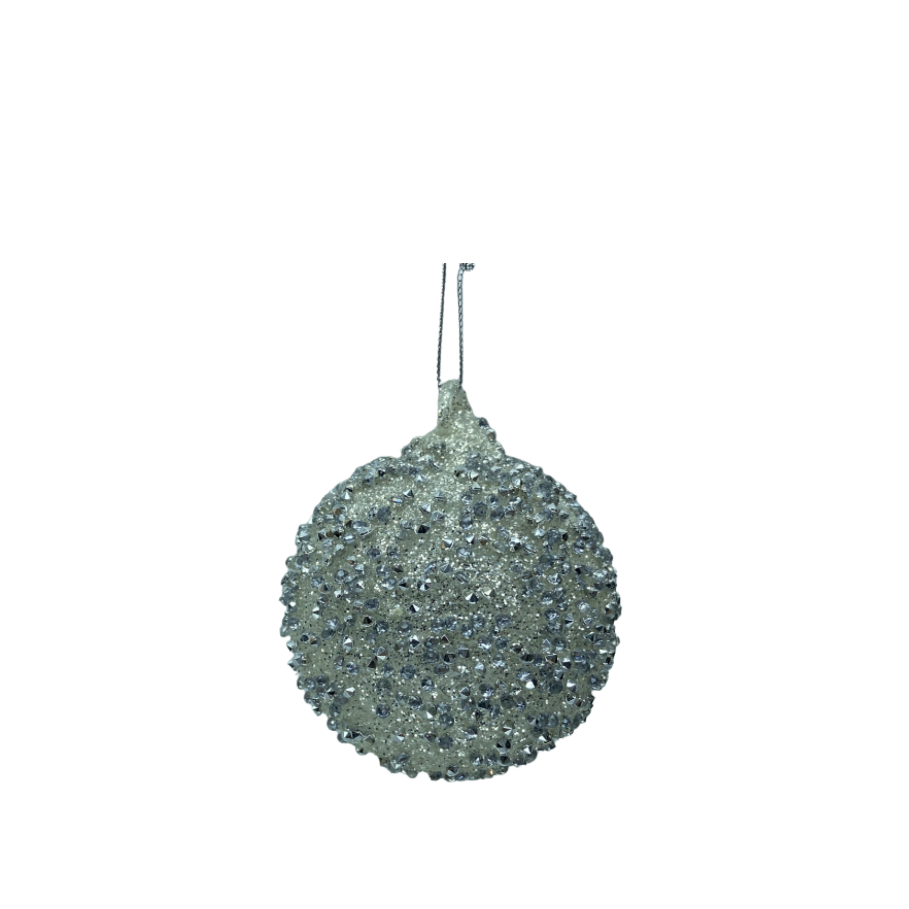 Glitzer-Glaskugeln, 4 Stück