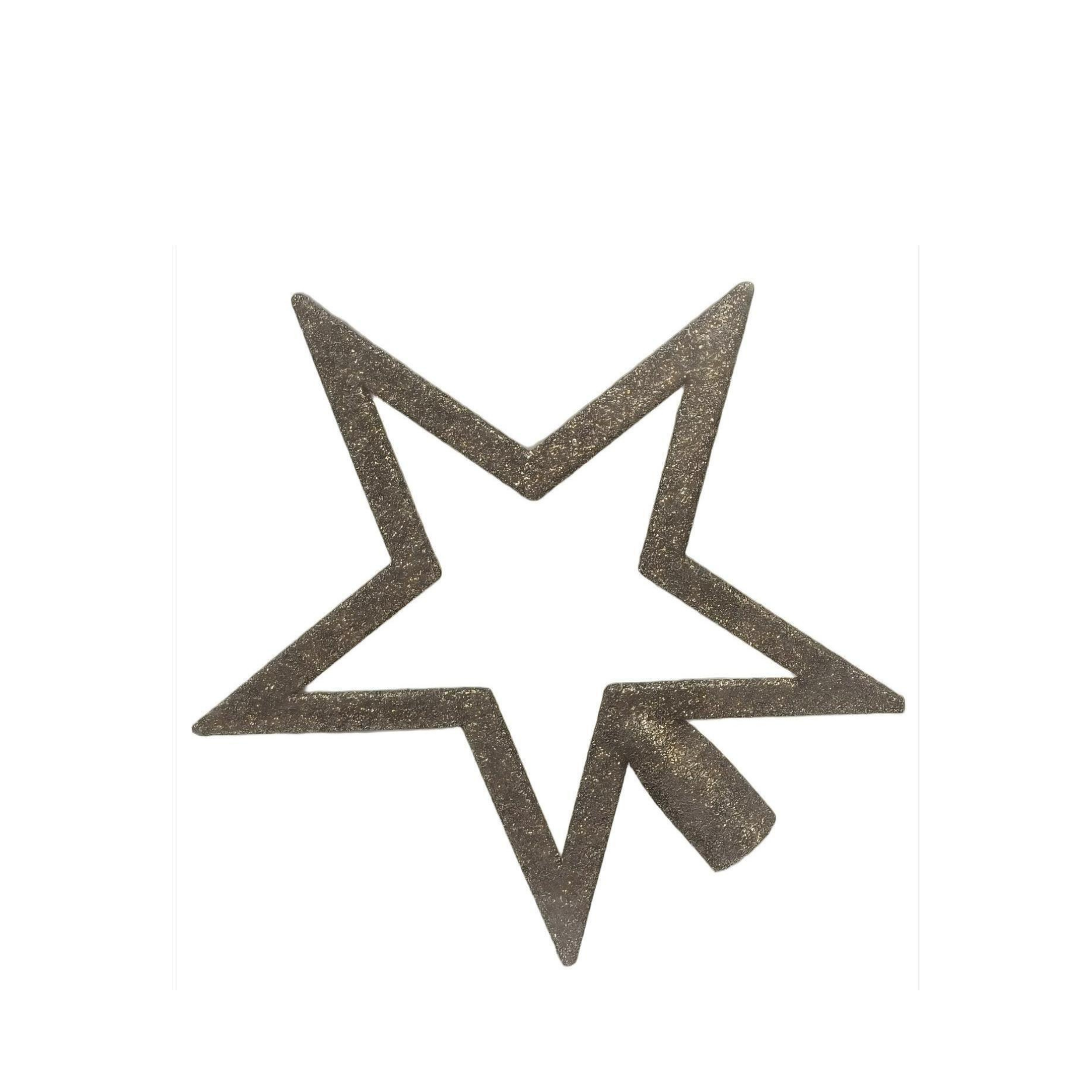 Baumspitze mit Glitzer