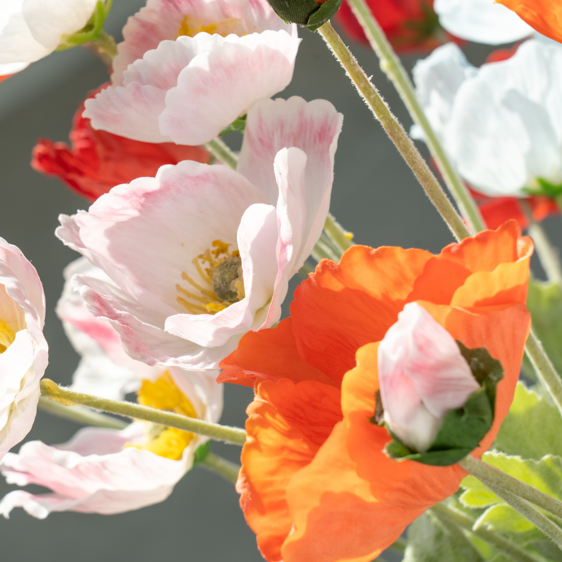 Künstliche Mohnblume