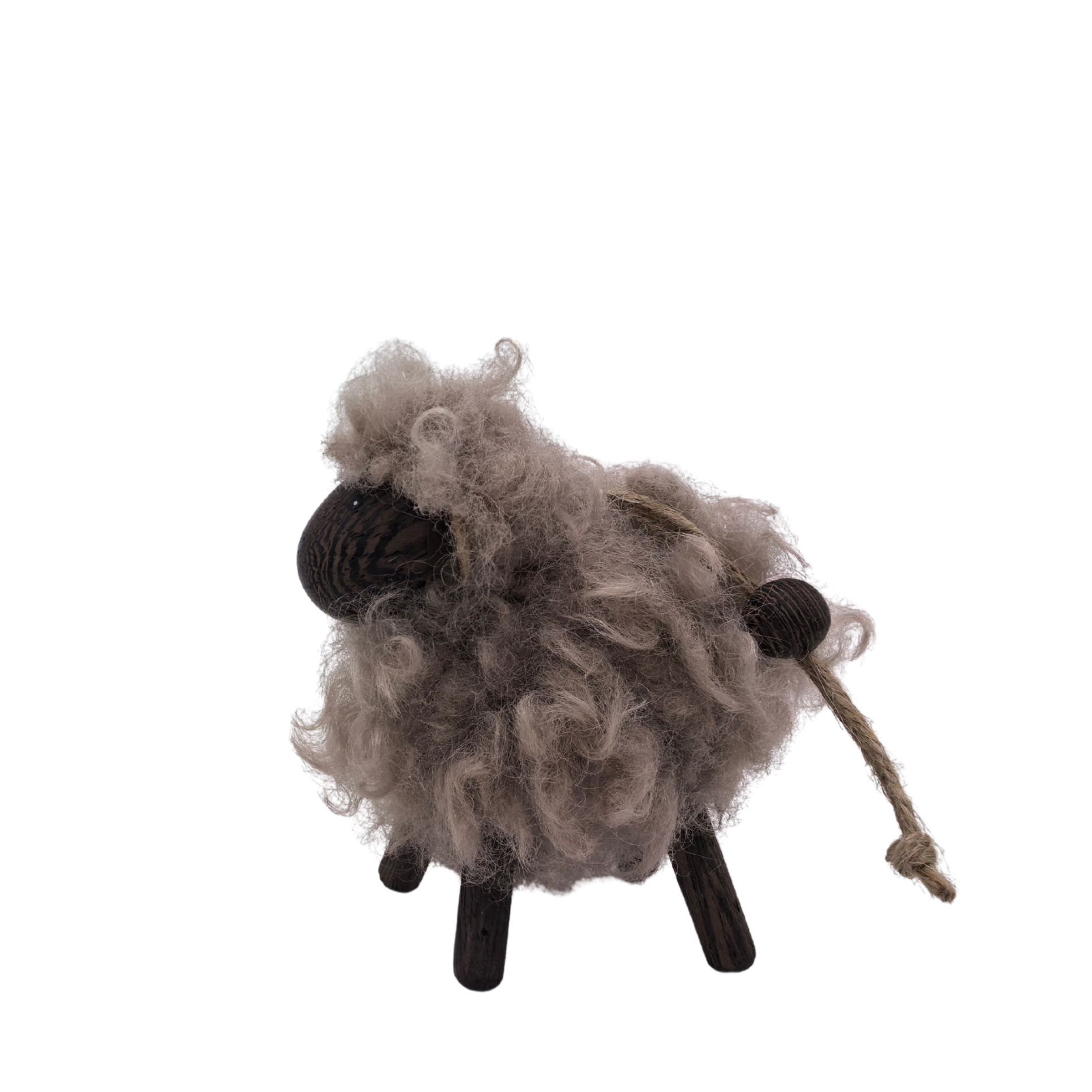 Hängendes Holzschaf