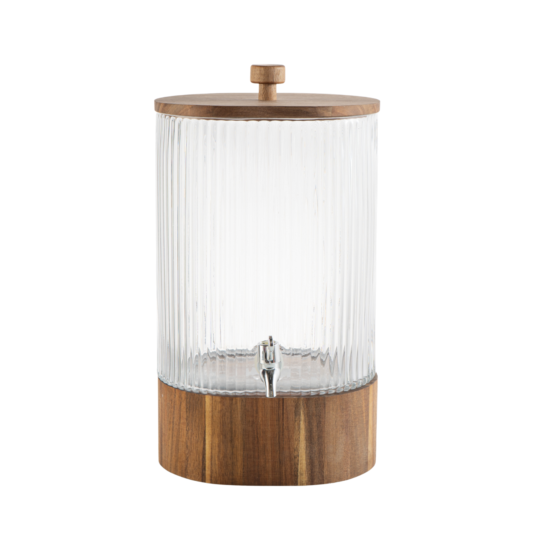 Saftspender mit Akazienholz