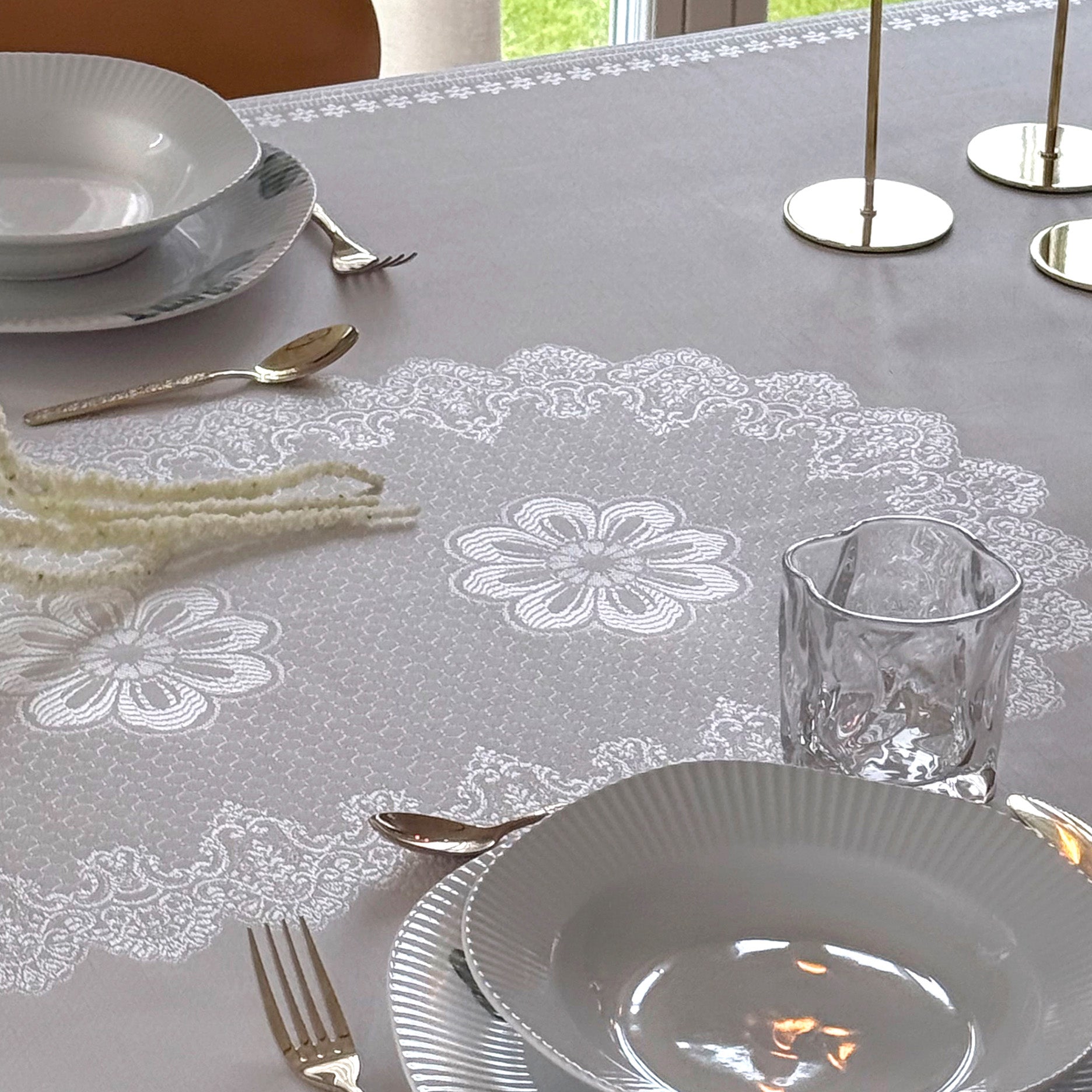 Spitzen-Tischdecke 150x320