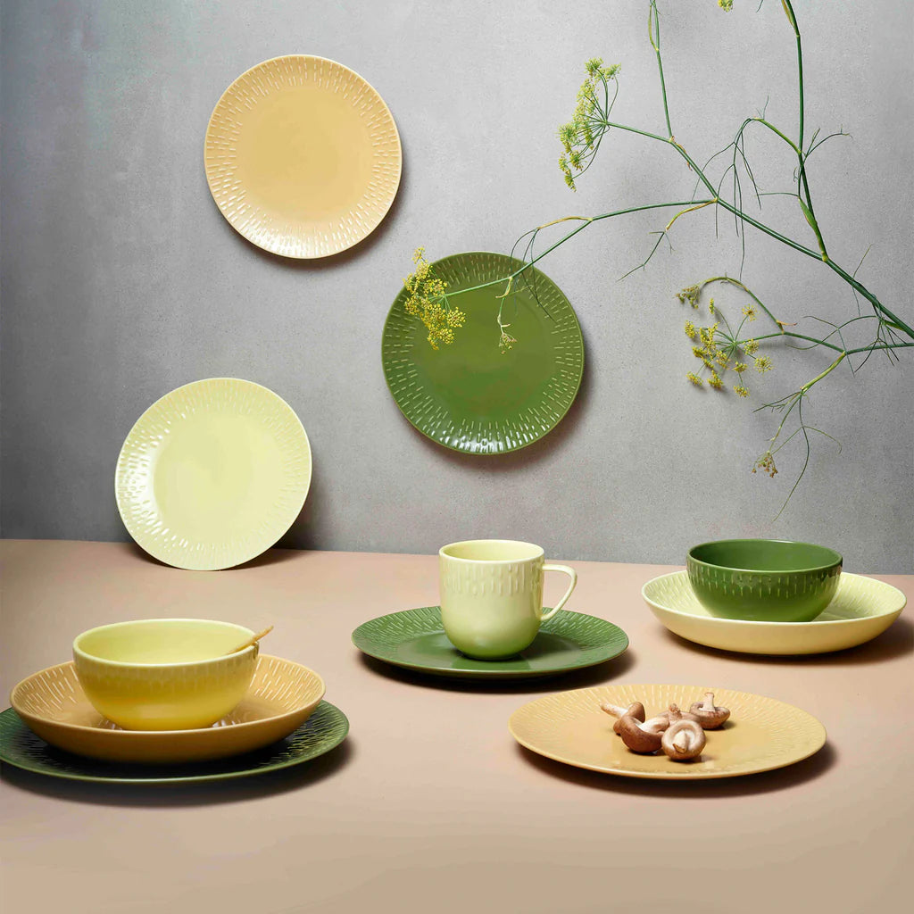 Confetti Lunchteller Mustard