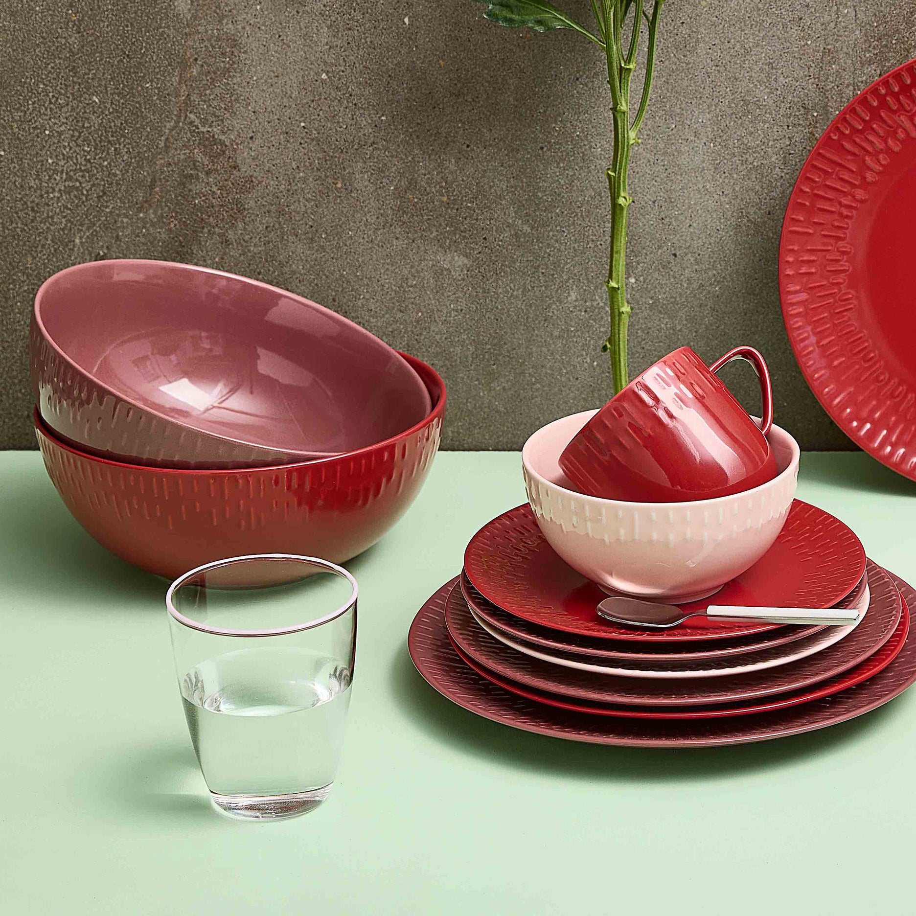 Life In Color Art Trinkglas Candyfloss