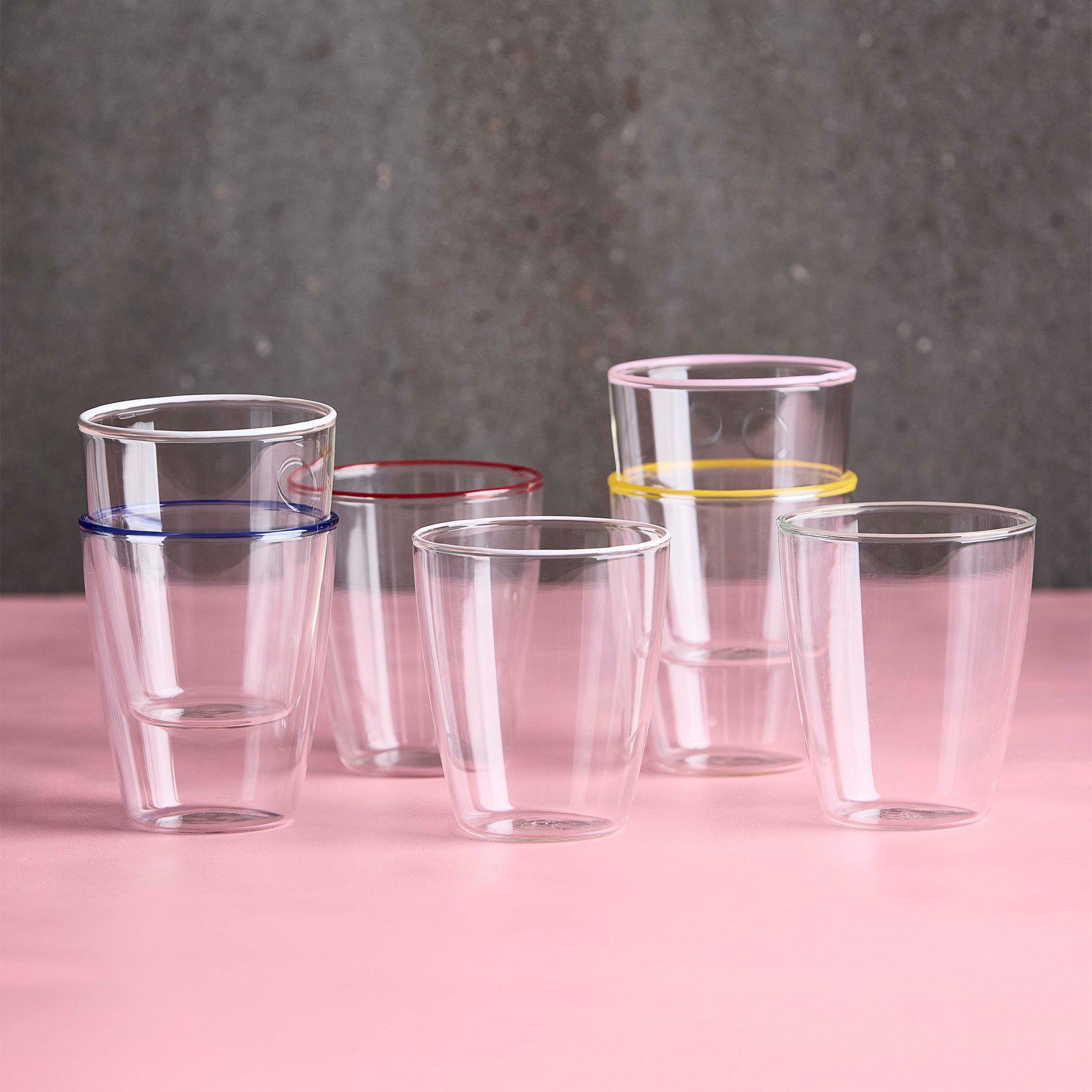 Life In Color Art Trinkglas Blueberry