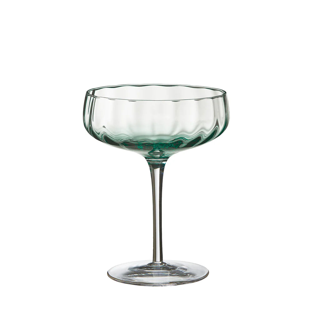 SØHOLM Sonja Champagnerschale grün