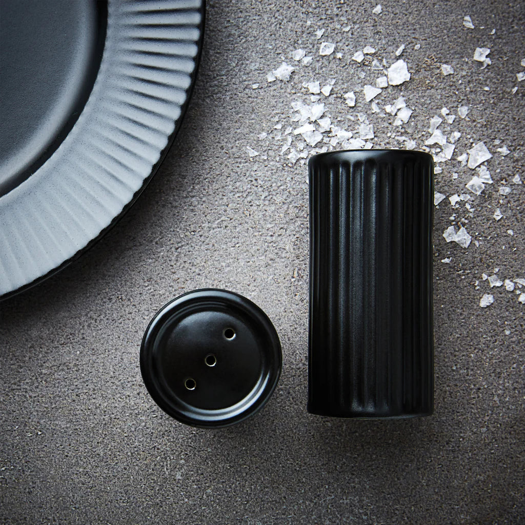 Groovy Salz und Pfefferstreuer Schwarz