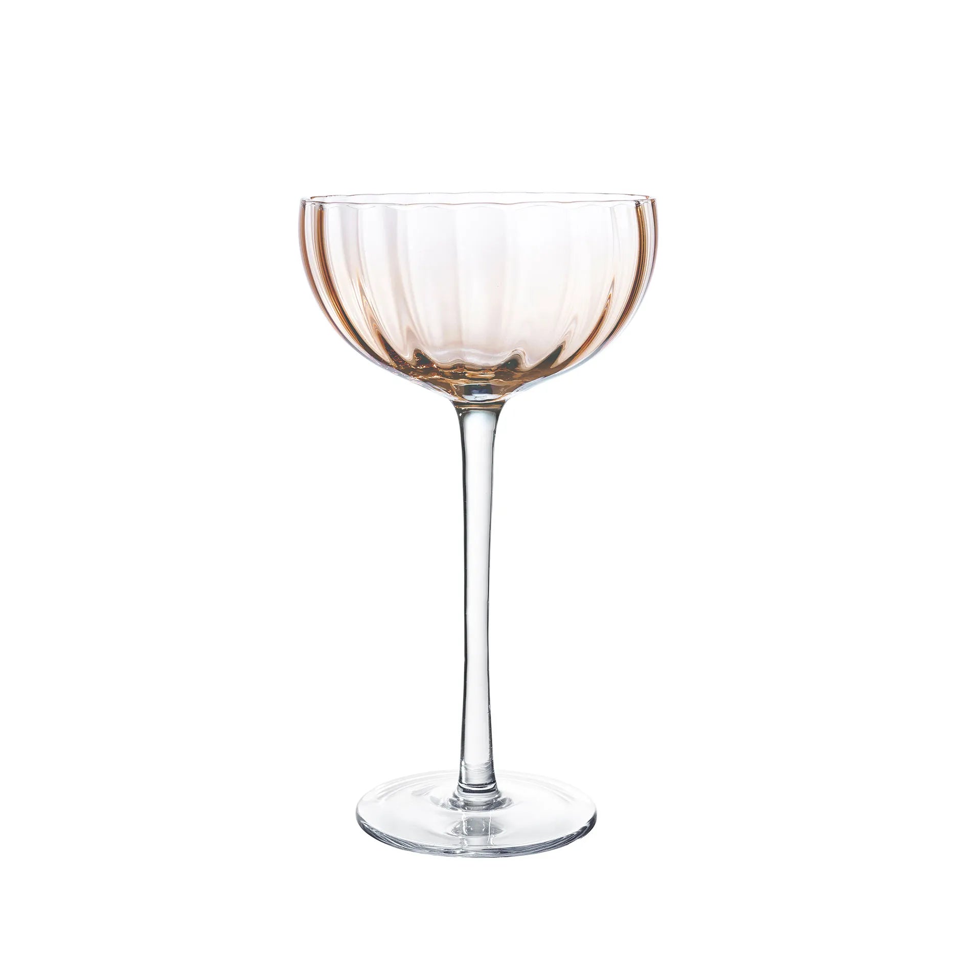 Candy Champagnerglas Braun/Transparent