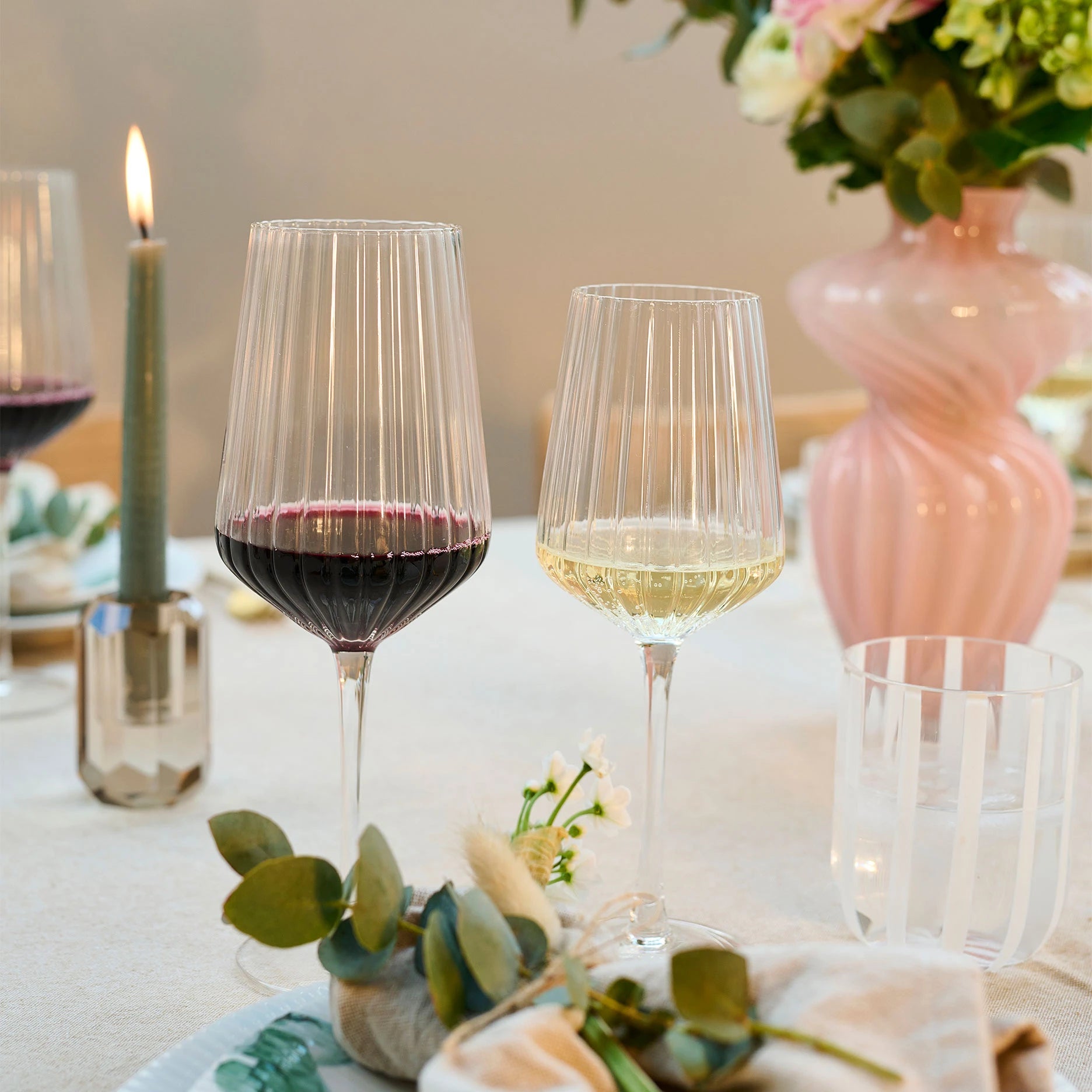 Glamour Rotweinglas 2 Stk.