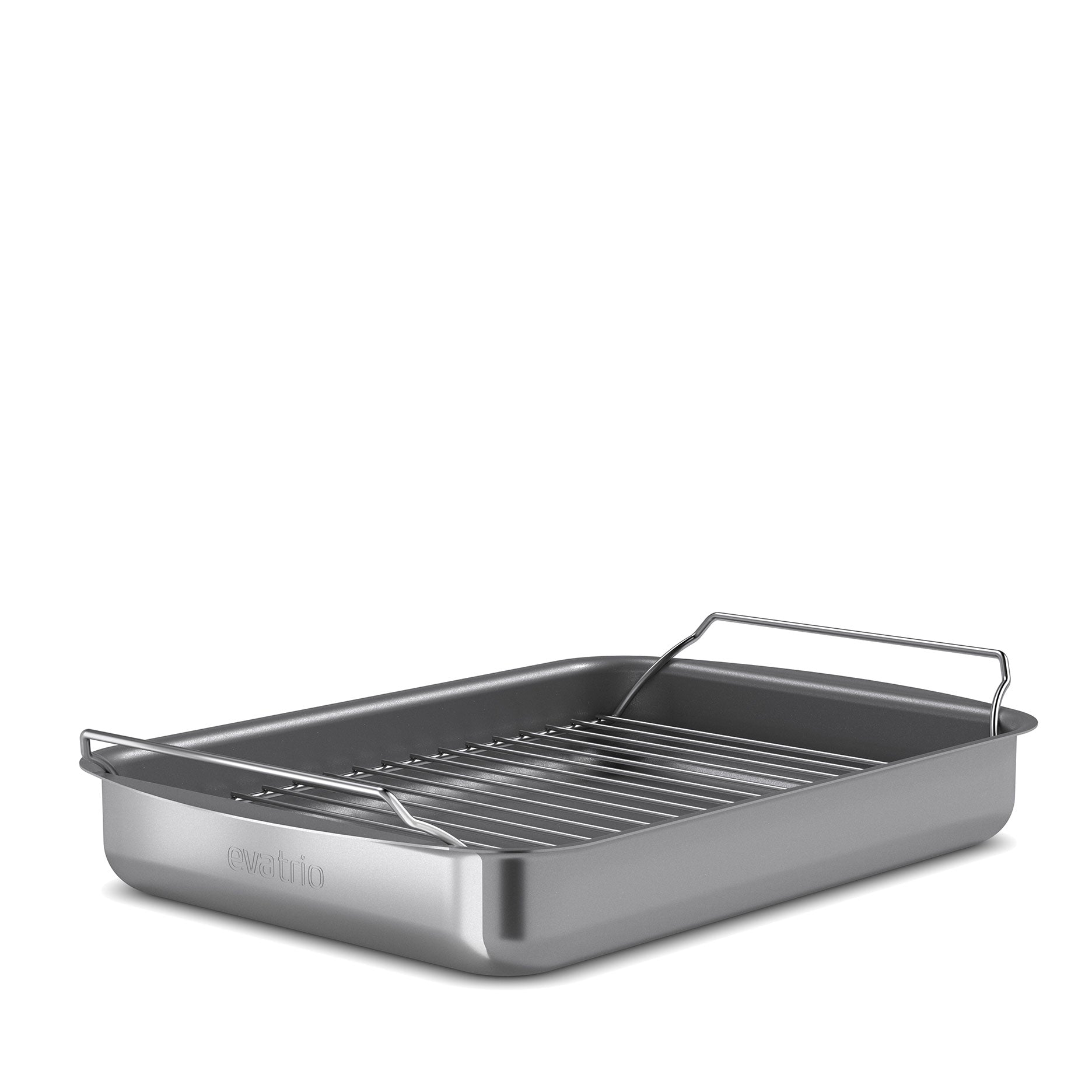 Professionelle Bratform mit Rost 35x25 cm