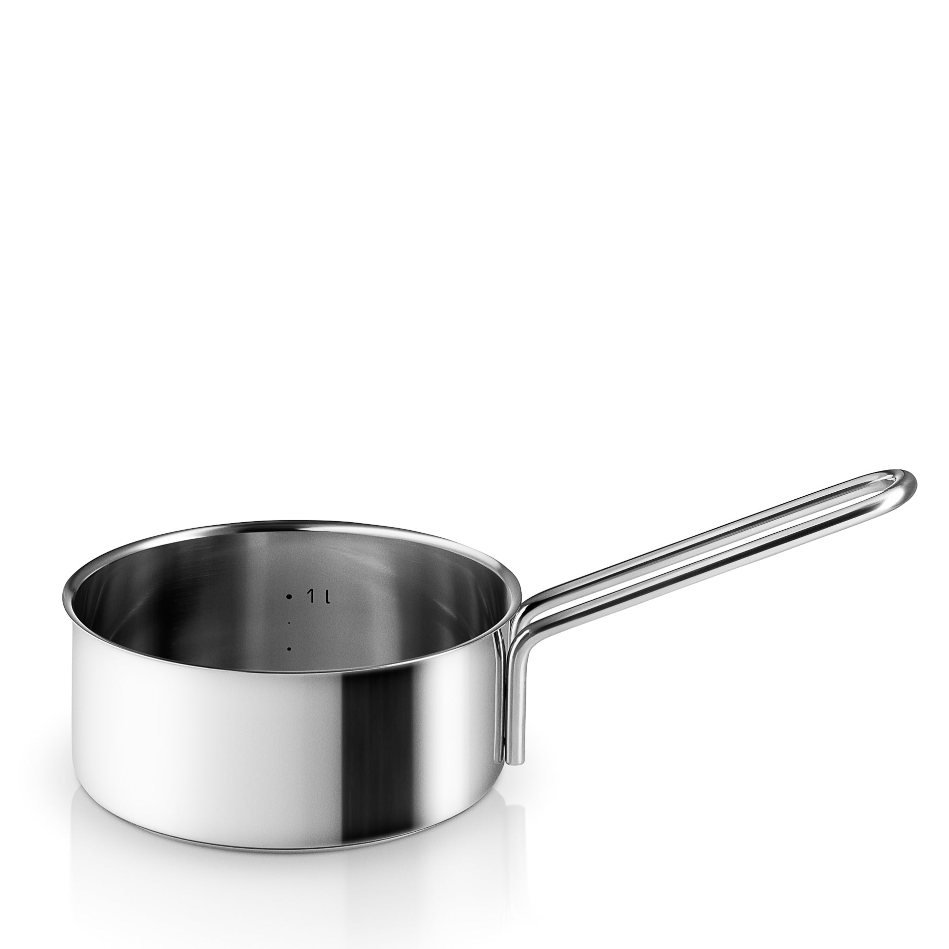Edelstahl-Stielkasserolle 1,3 L