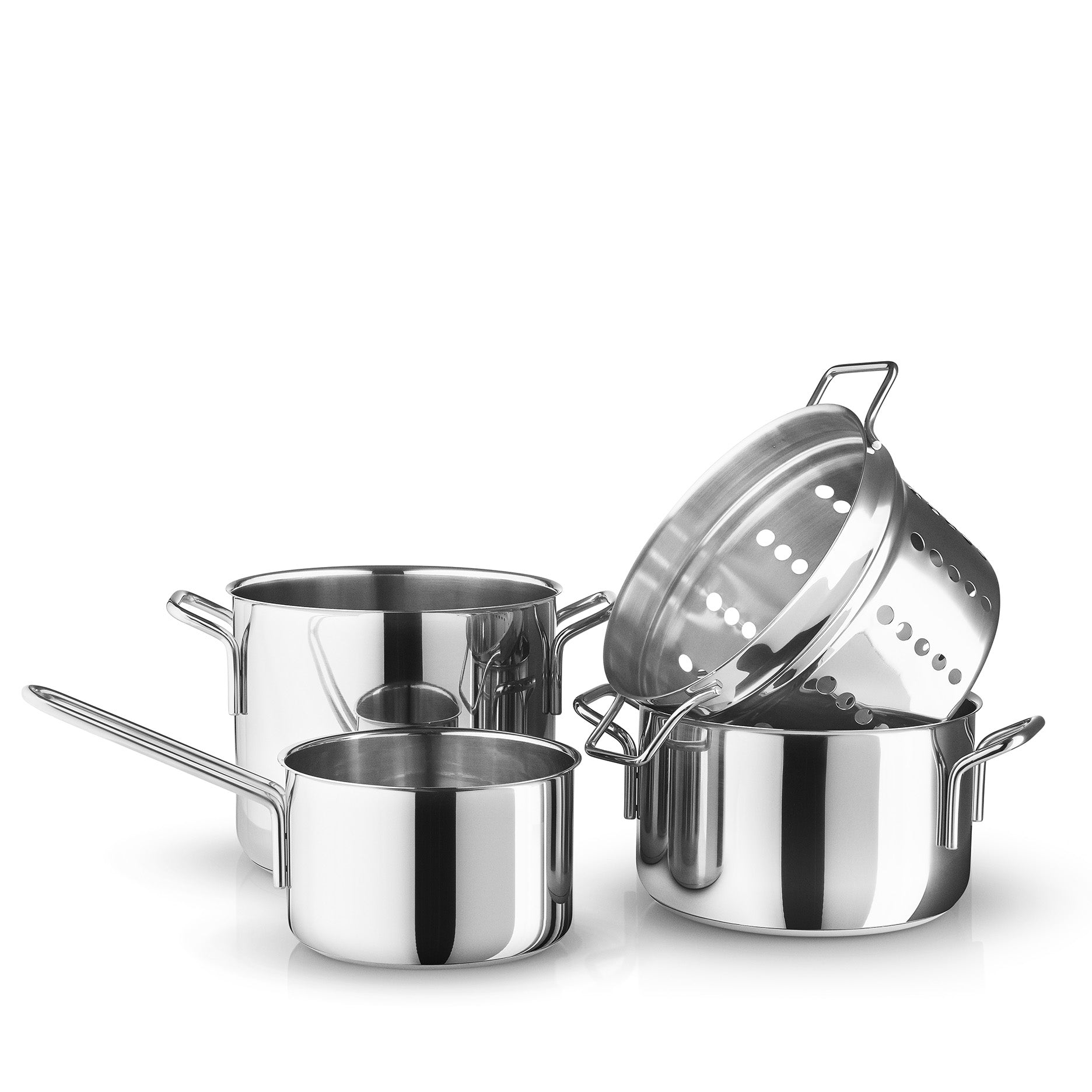 Kochtopf-Set aus Edelstahl