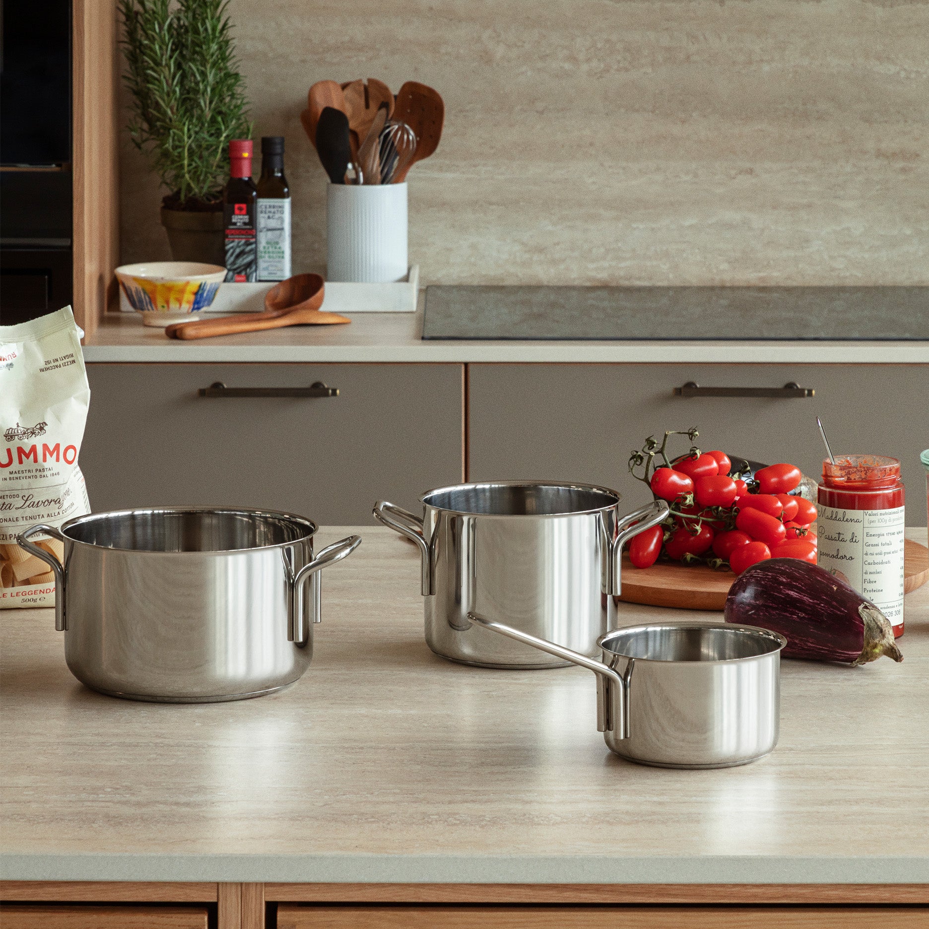 Edelstahl Kochtopf 2,2 L