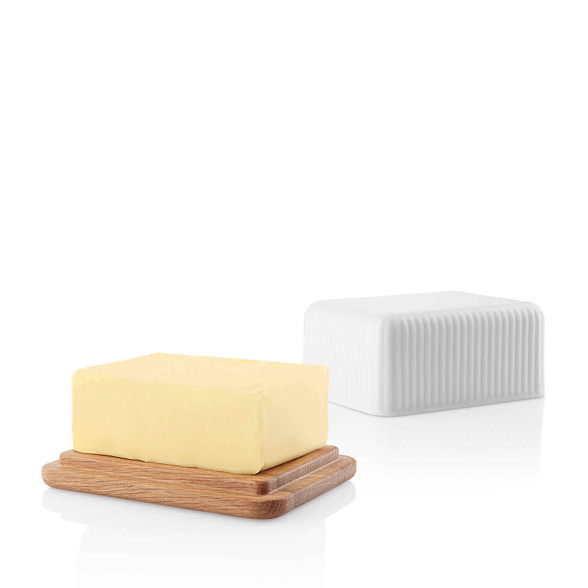 Legio Nova Butterdose mit Eichenholzdeckel