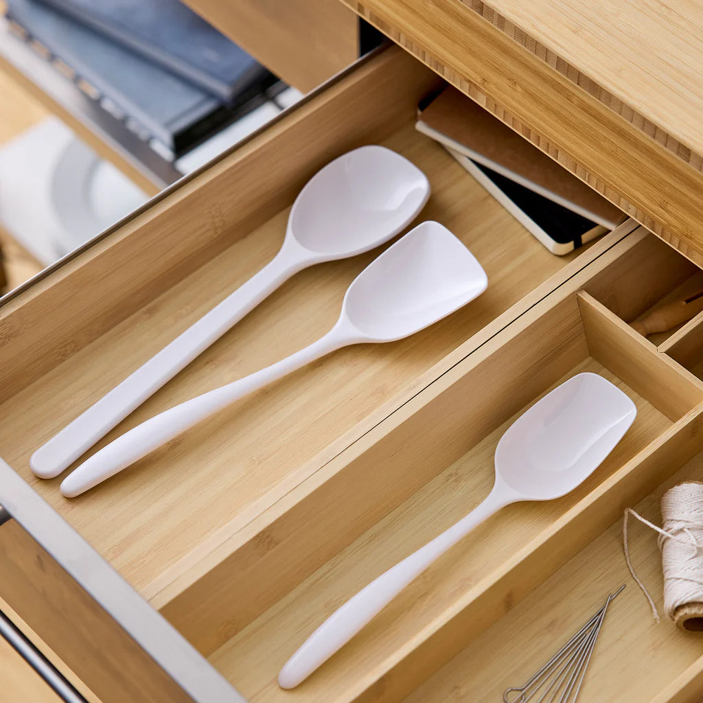 New Classic Kochlöffel-Set, 3-teilig, weiß