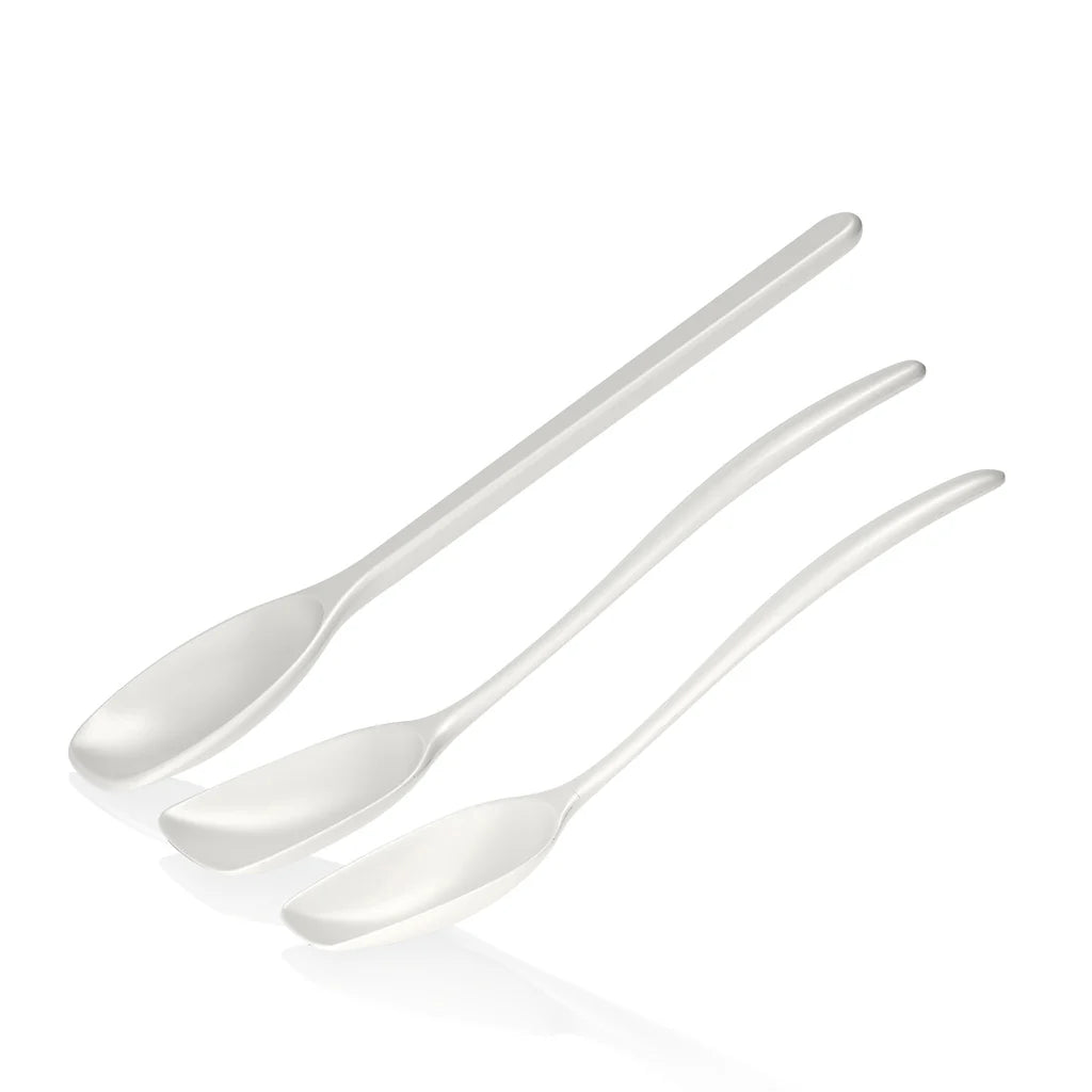 New Classic Kochlöffel-Set, 3-teilig, weiß