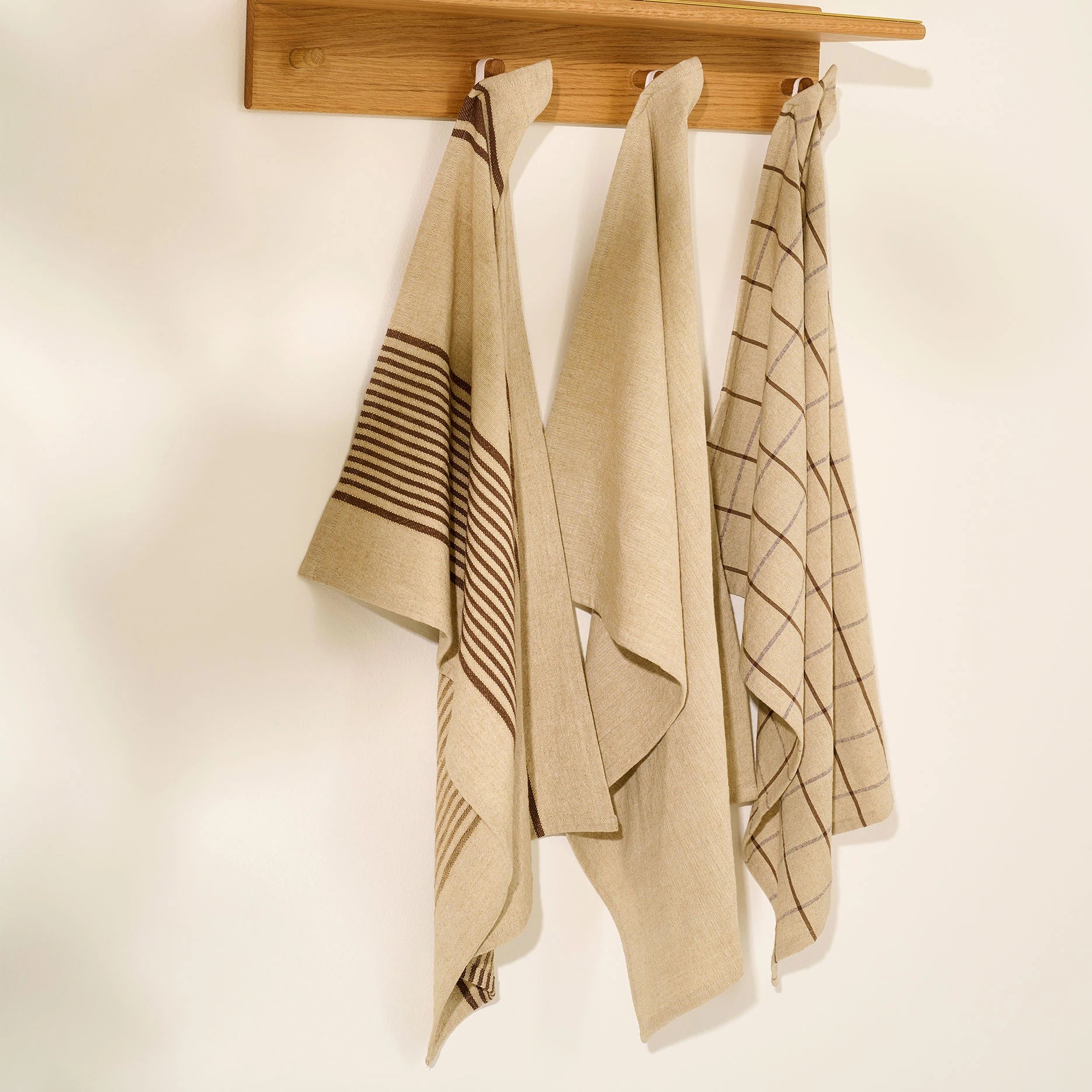 Honest Geschirrtücher 3 Stk. Beige