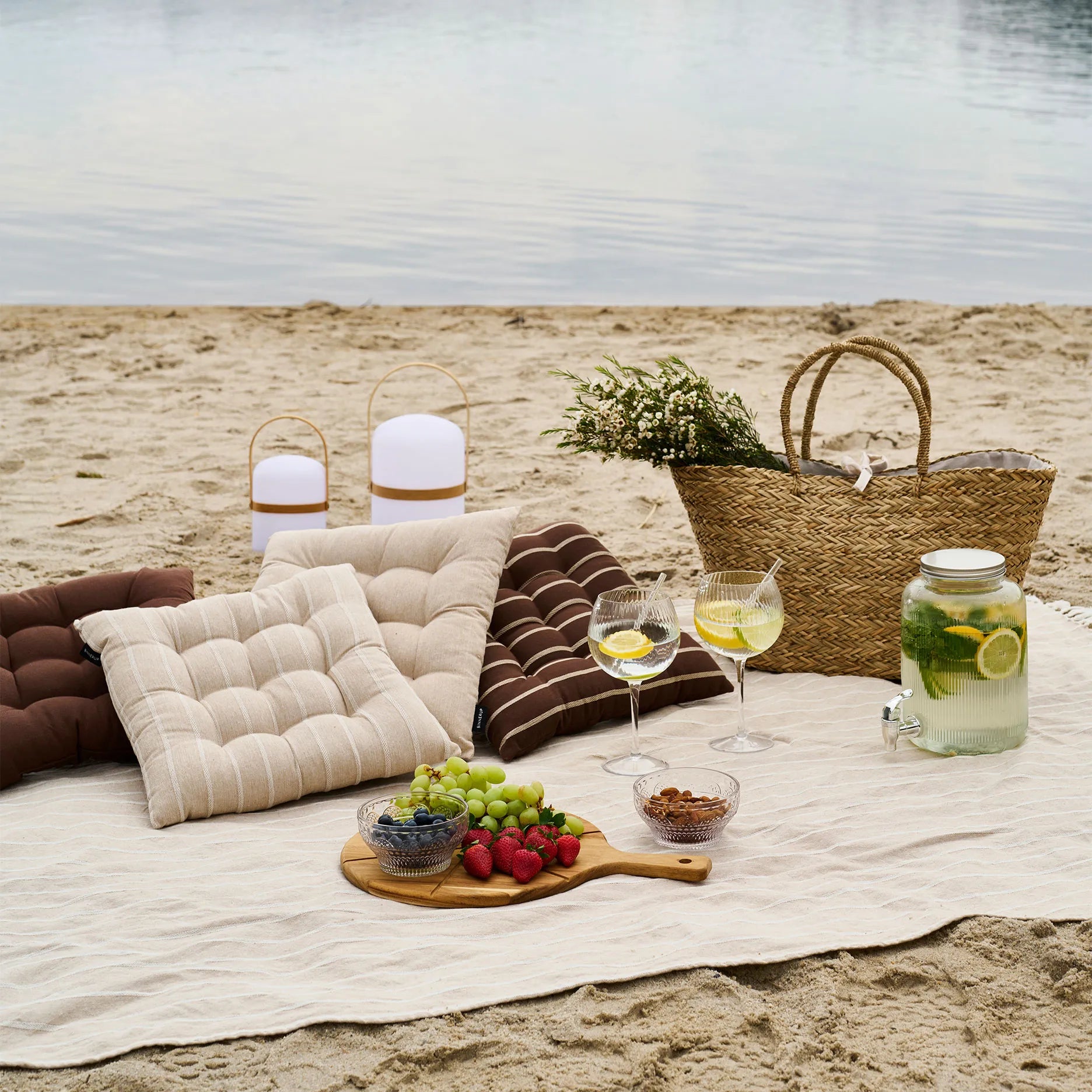 Life Sitzkissen Braun