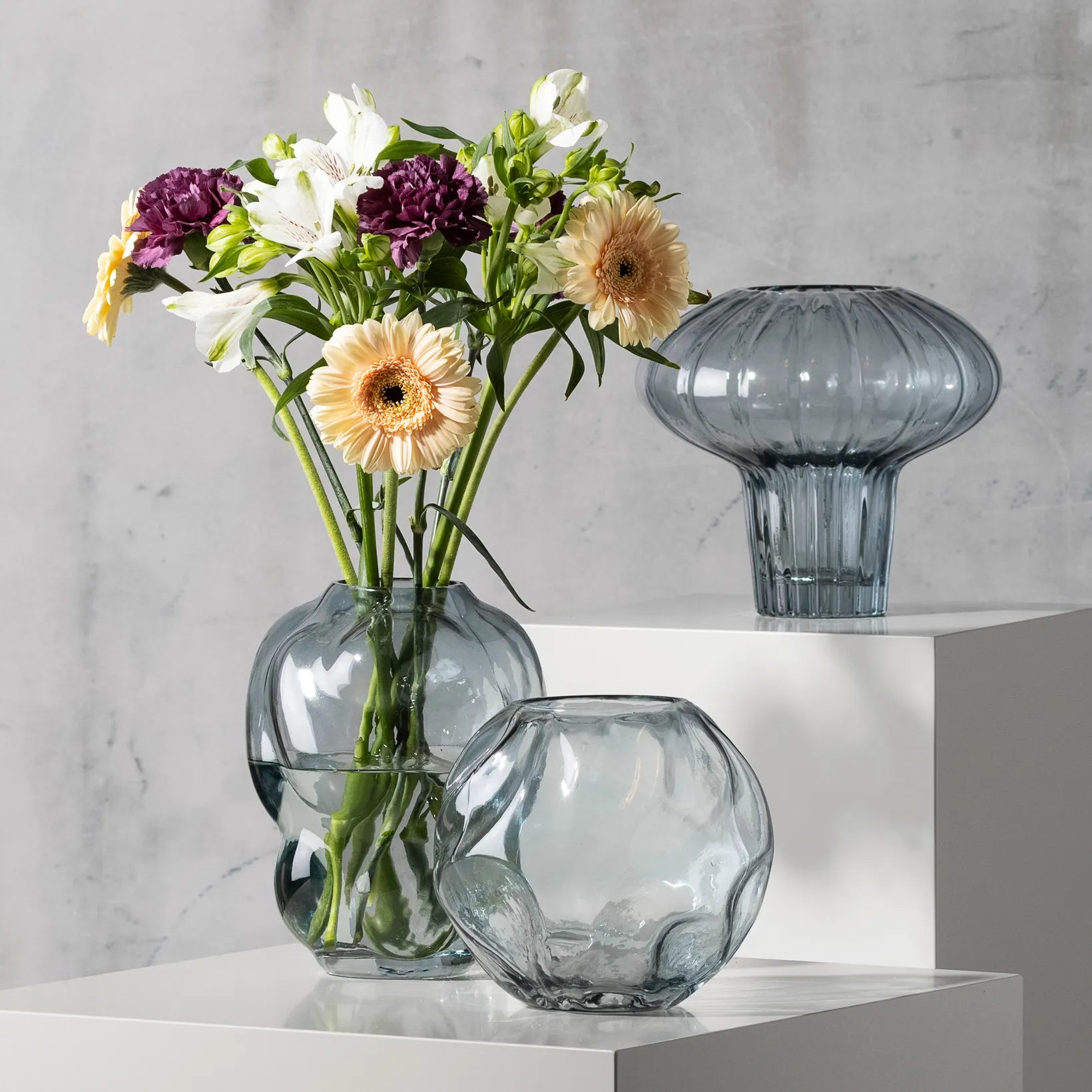 Milo Vase Hellblau