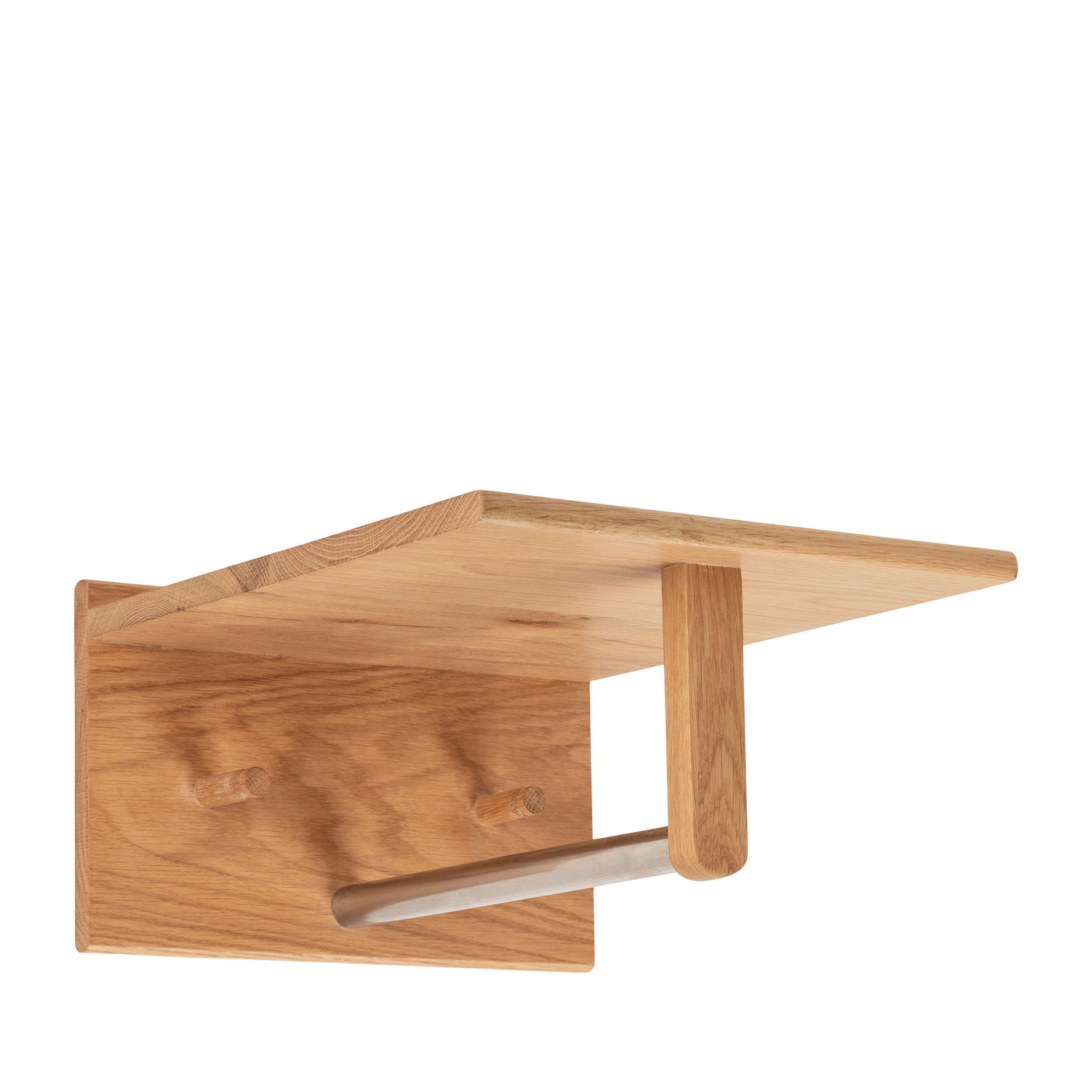 Wood II Multi Garderobenleiste Eiche – L30 cm