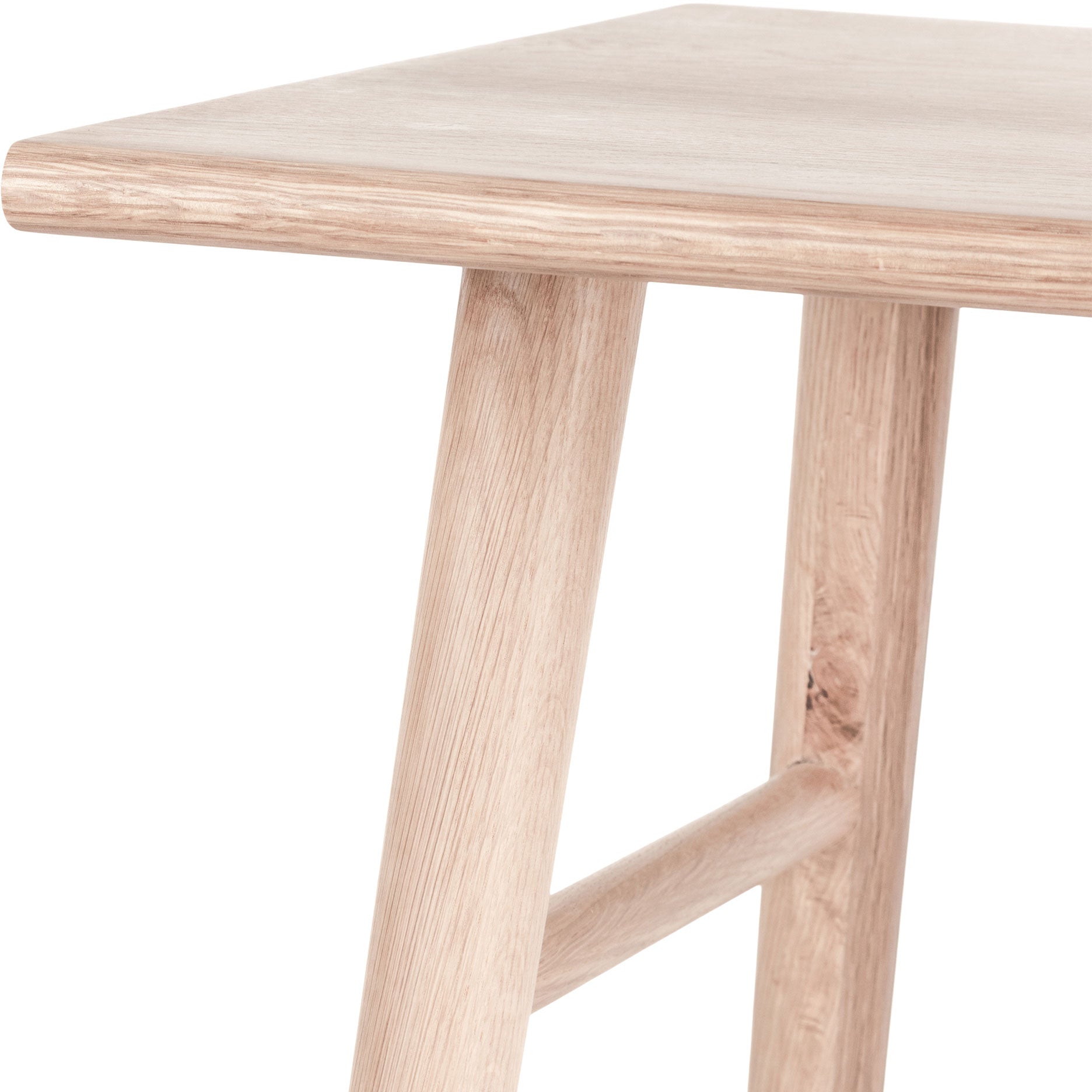 Wood II Küchenstuhl – weiß pigmentierte Eiche