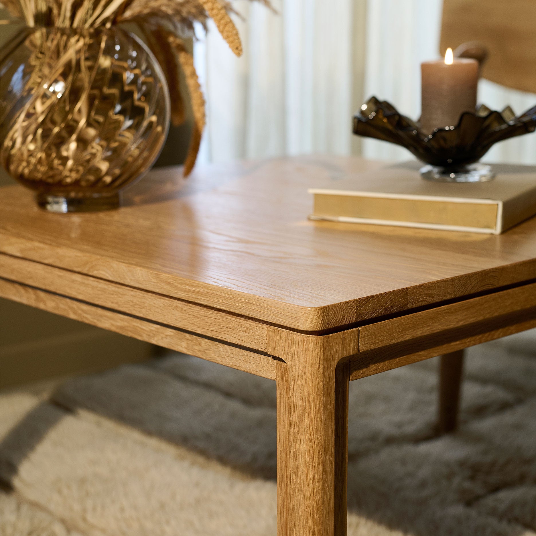 New Carver Sofatisch 70x70 cm – Furnier