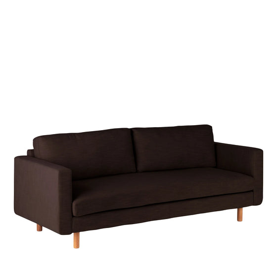 Stapleton 3er Sofa Dunkebraun