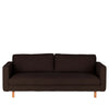 Stapleton 3er Sofa Dunkebraun