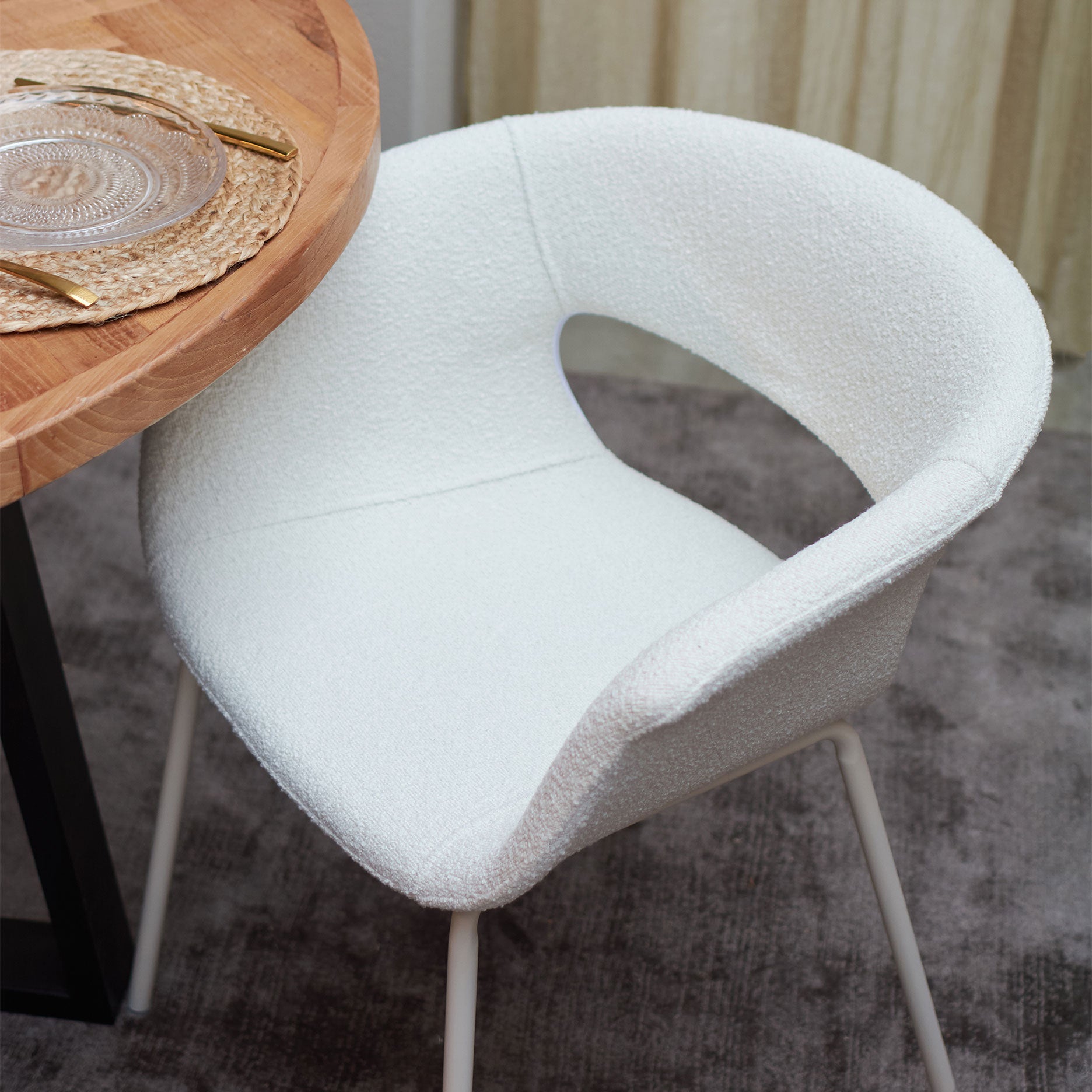 Messina Esszimmerstuhl Stoff