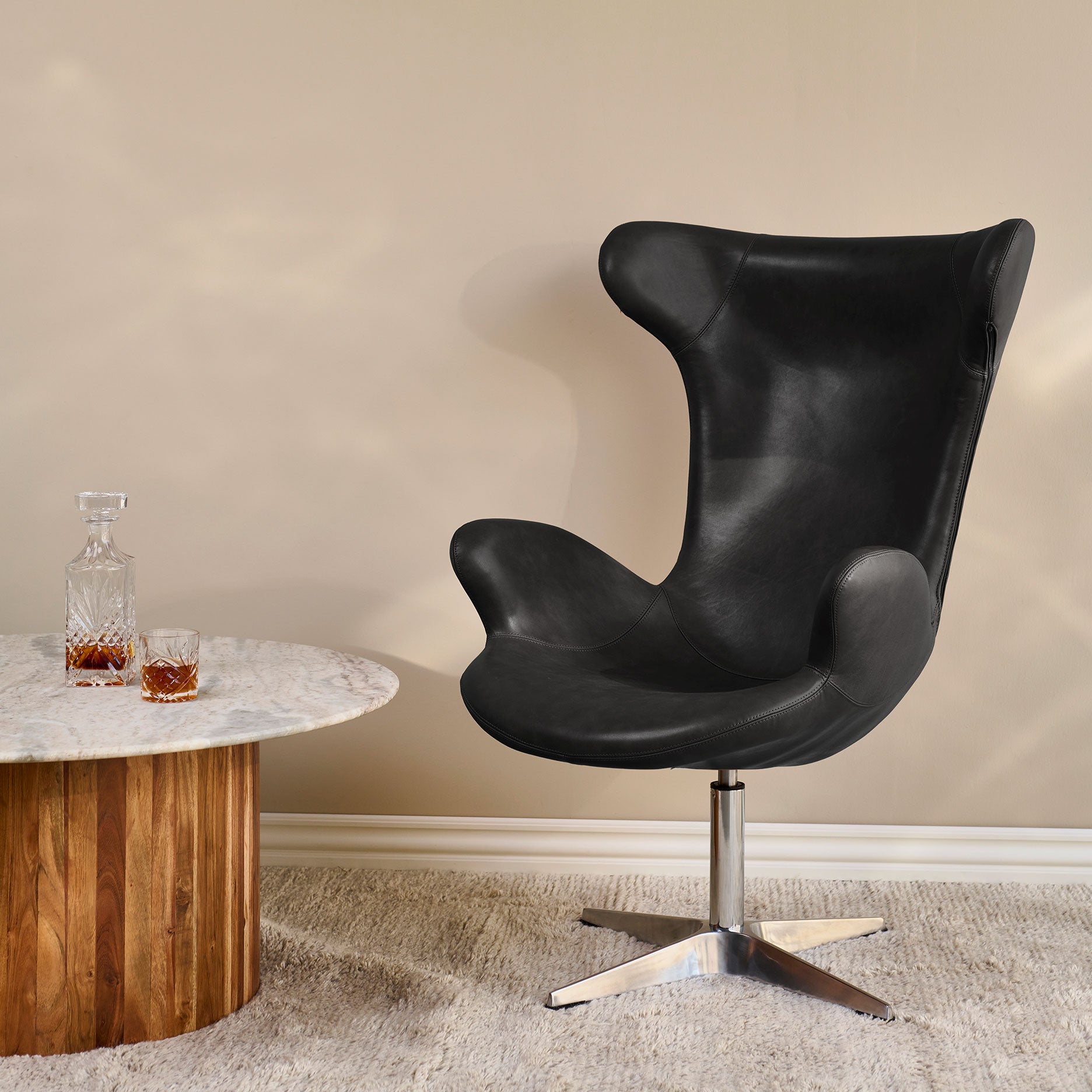 Victor Sessel Cognac Leder