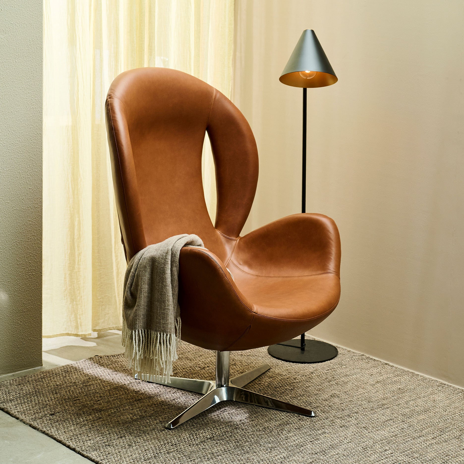 EW Champion Drehstuhl Leder