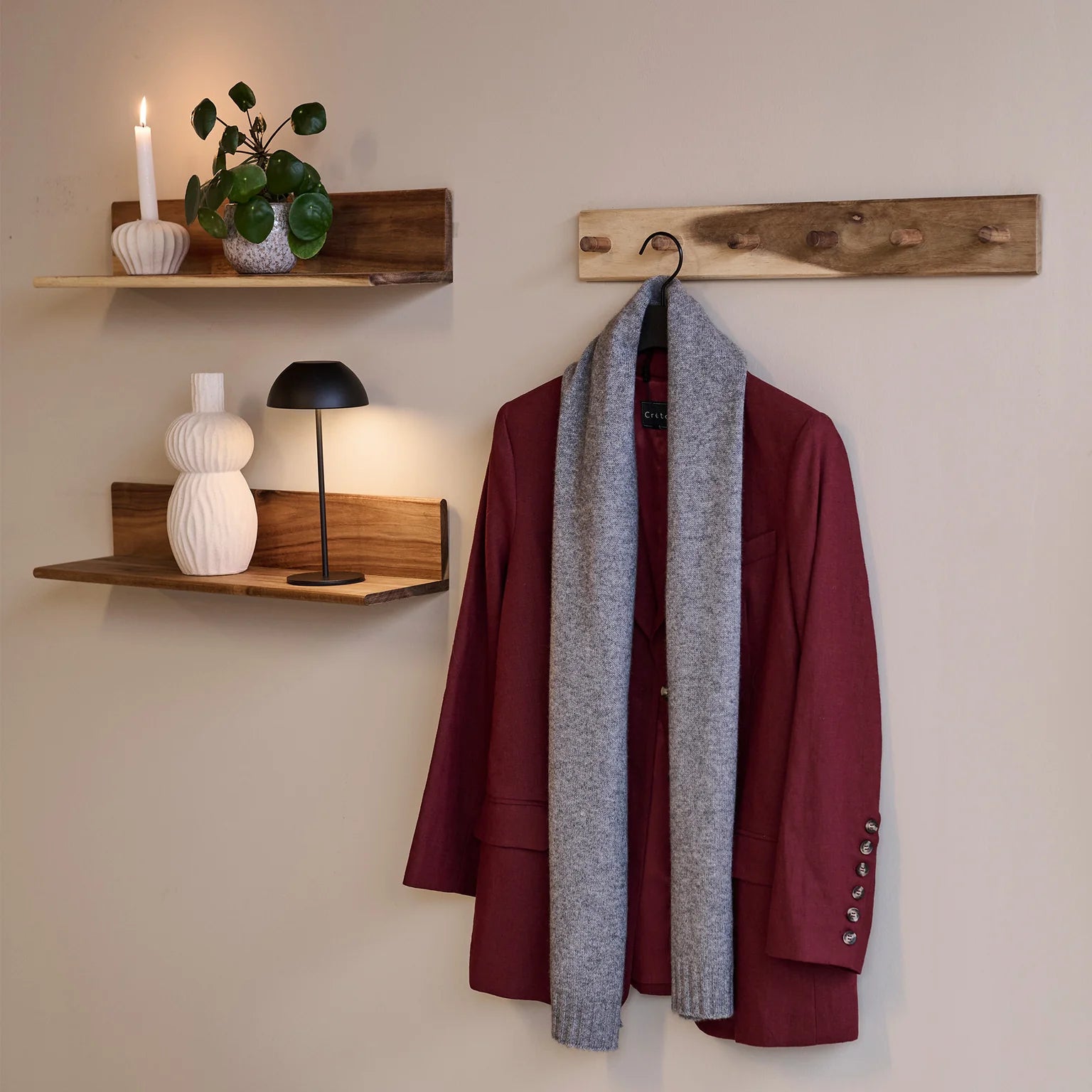 Wood II Garderobenleiste L60