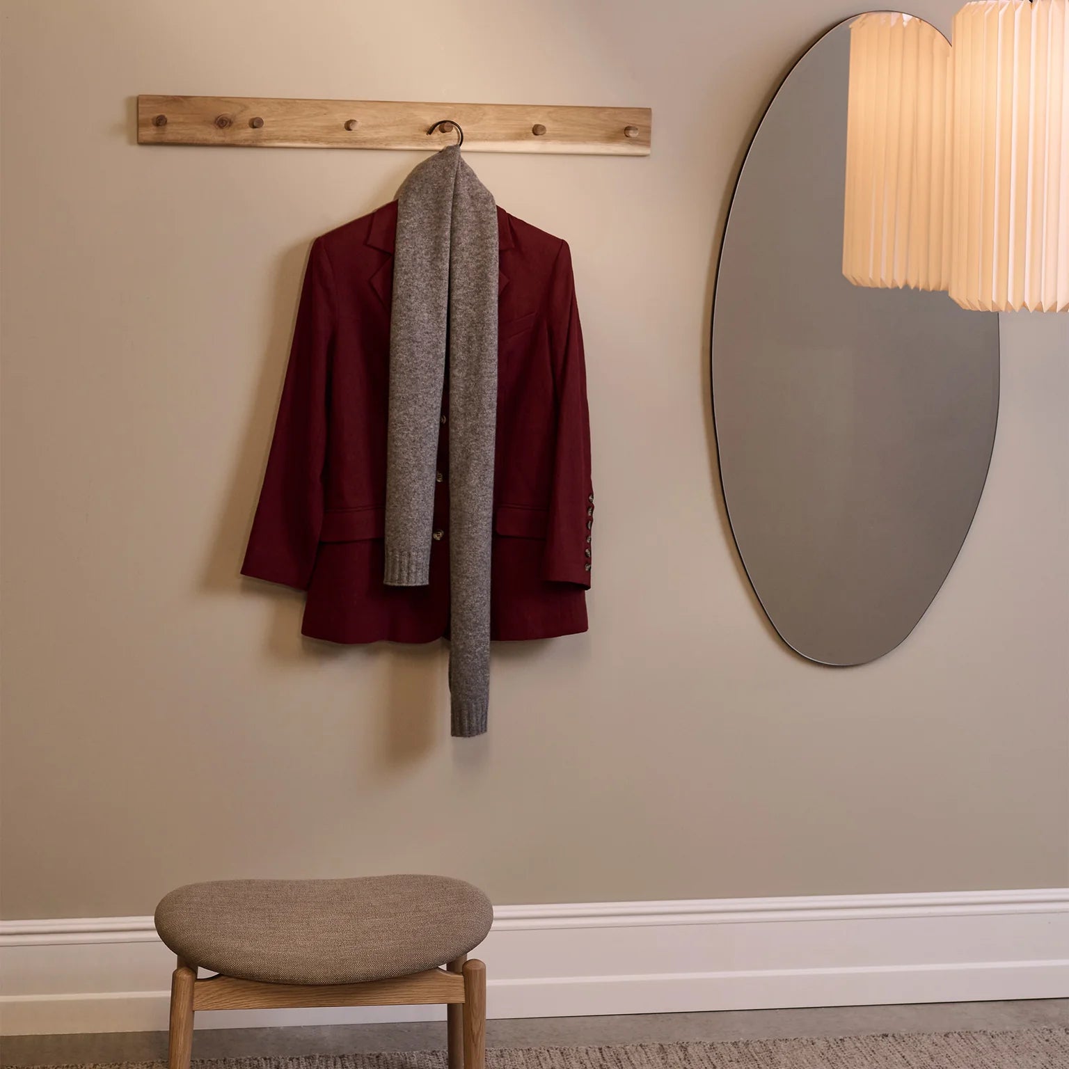 Wood II Garderobenleiste L90