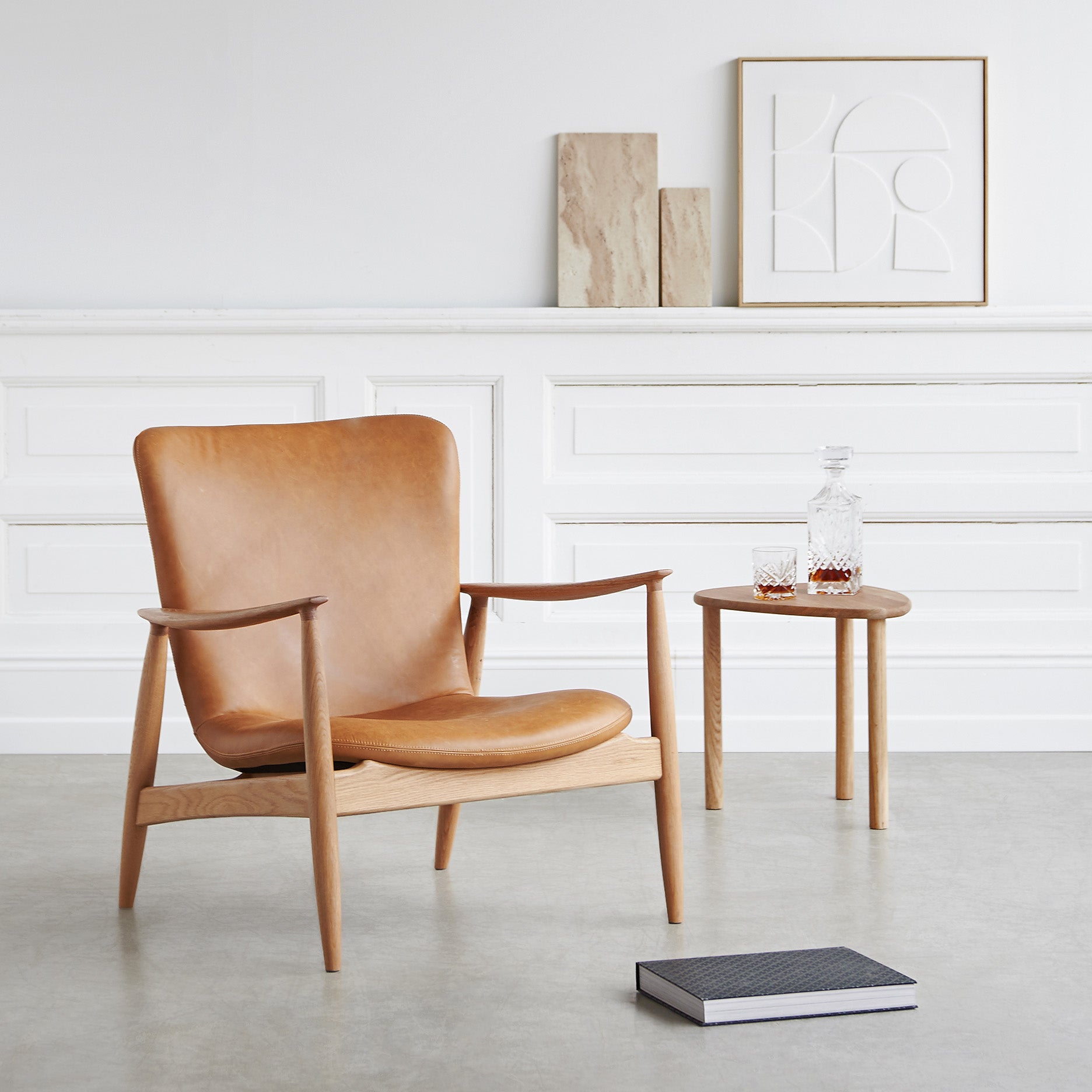 Korobi II Loungestuhl Leder