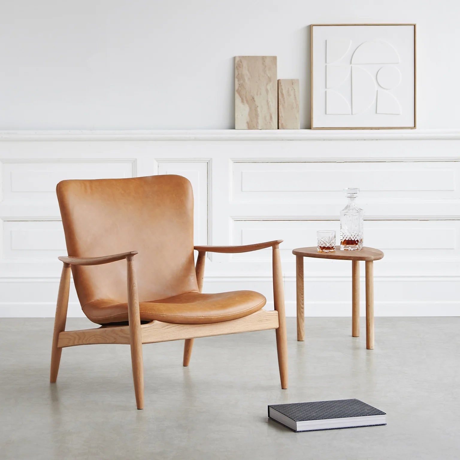 Korobi II Loungestuhl Leder