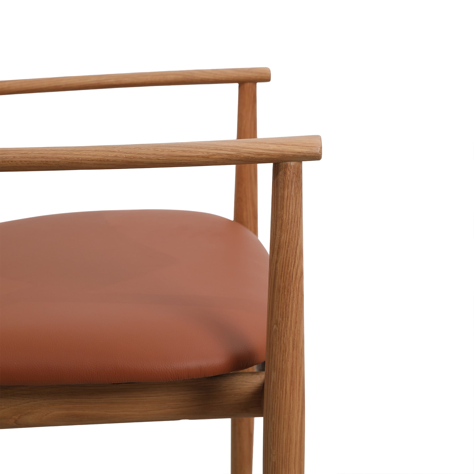 Celeste Esszimmerstuhl mit Armlehnen - Leder