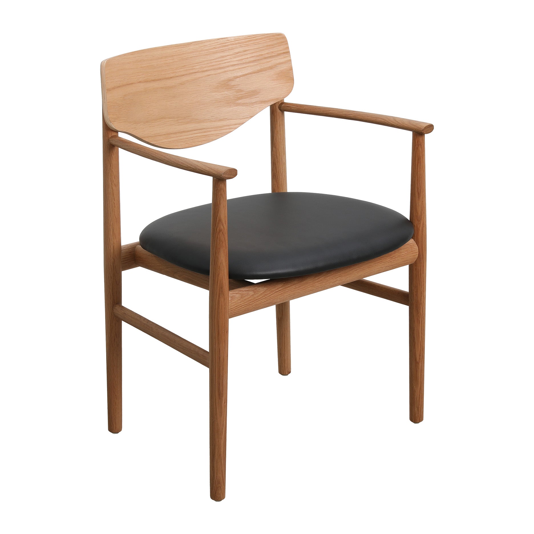 Celeste Esszimmerstuhl mit Armlehnen - Leder