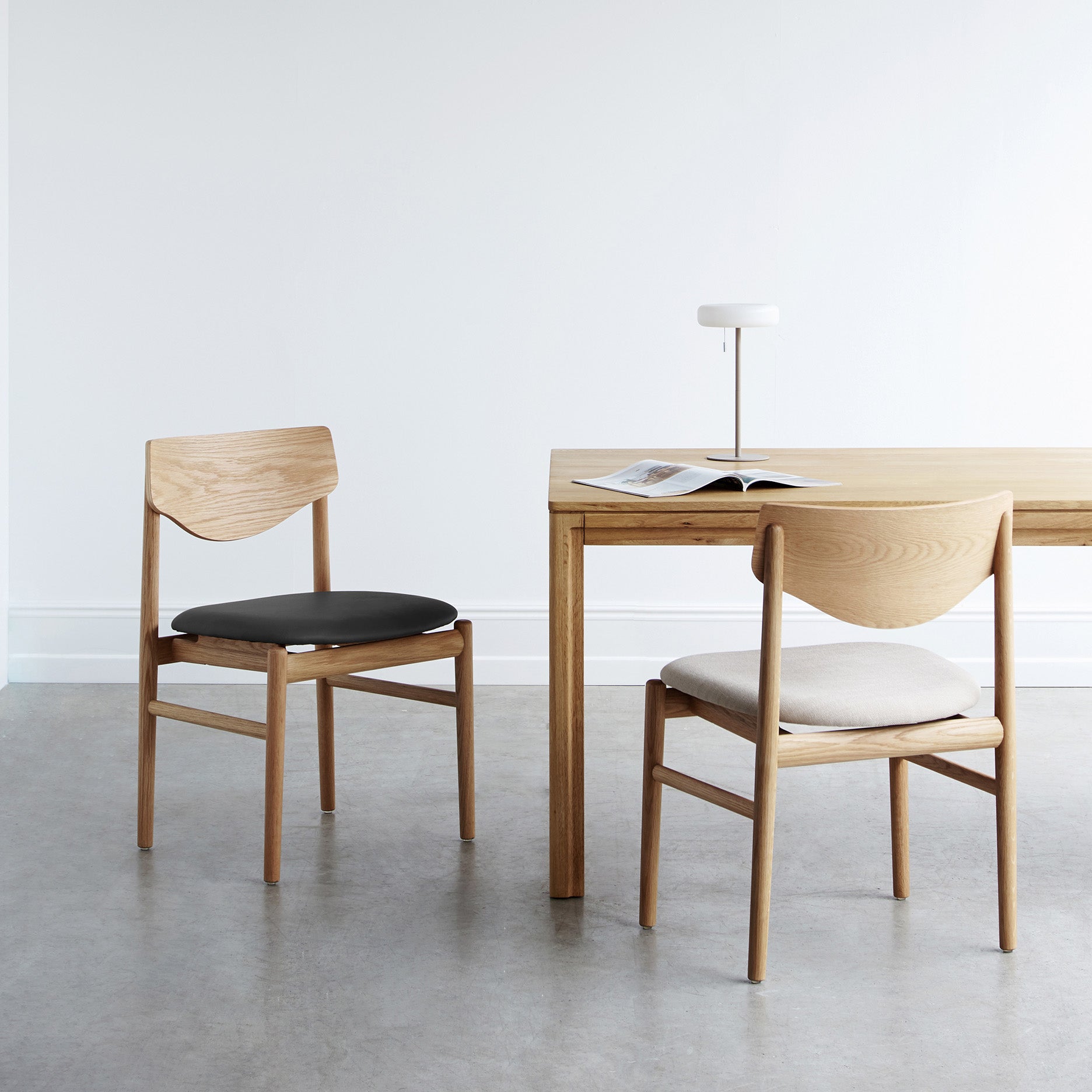 Celeste Esszimmerstuhl ohne Armlehnen - Leder