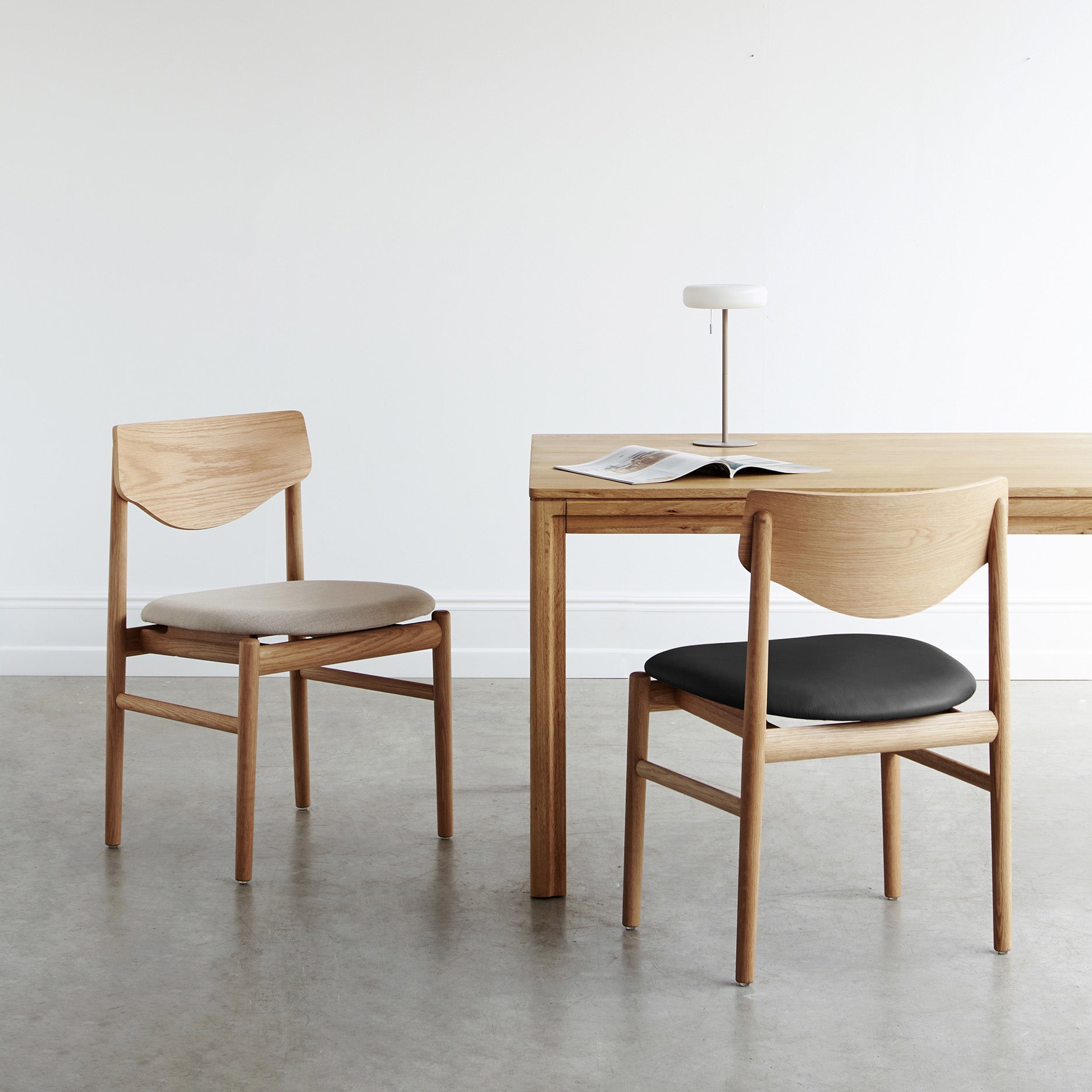 Celeste Esszimmerstuhl ohne Armlehnen - Leder