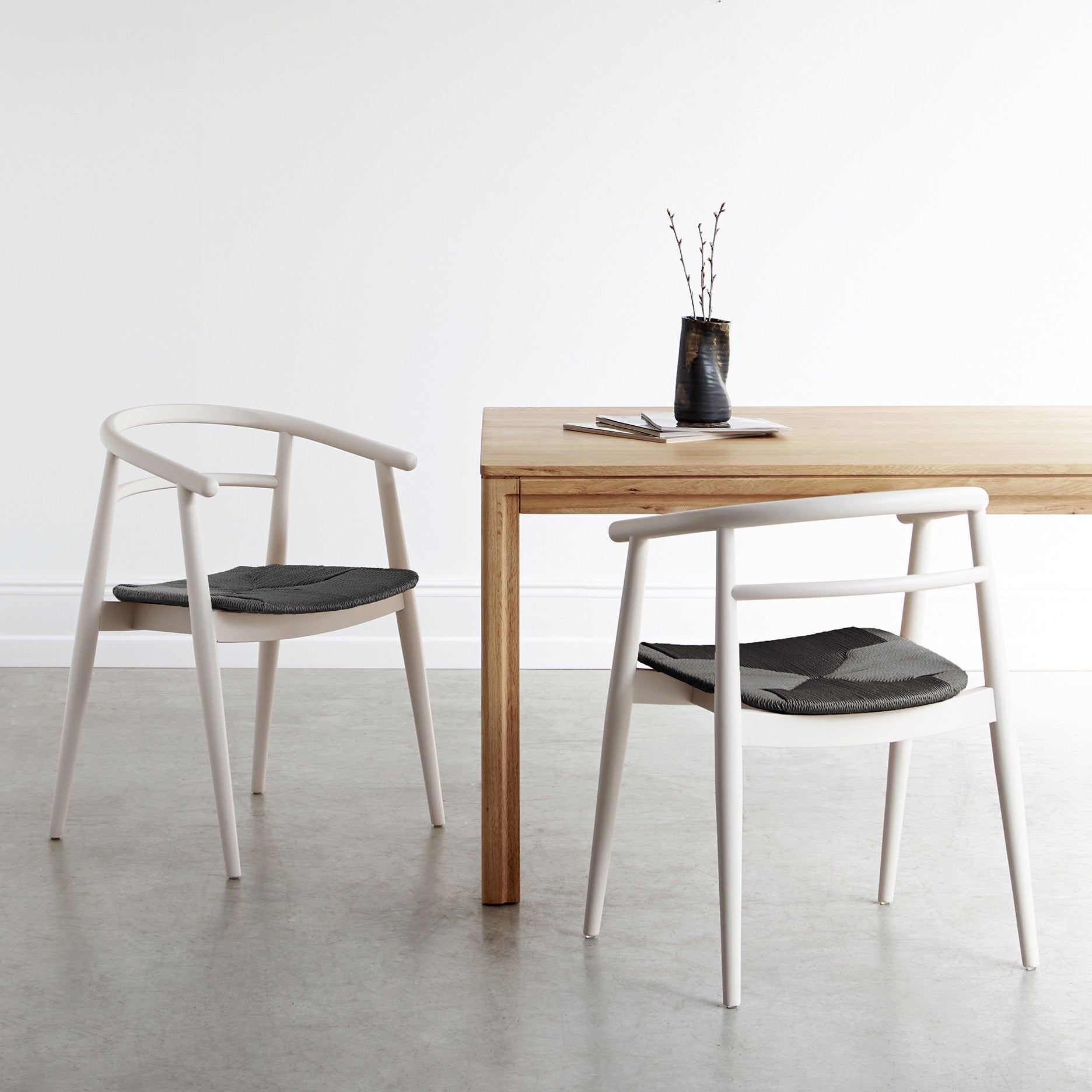 Søndervig Esszimmerstuhl - Weiß