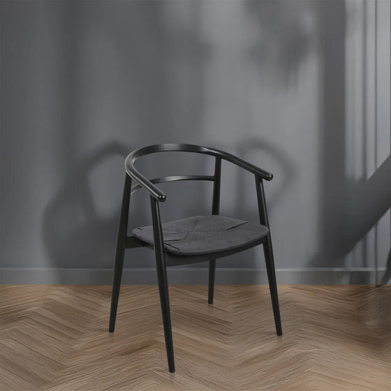 Søndervig Esszimmerstuhl Schwarz