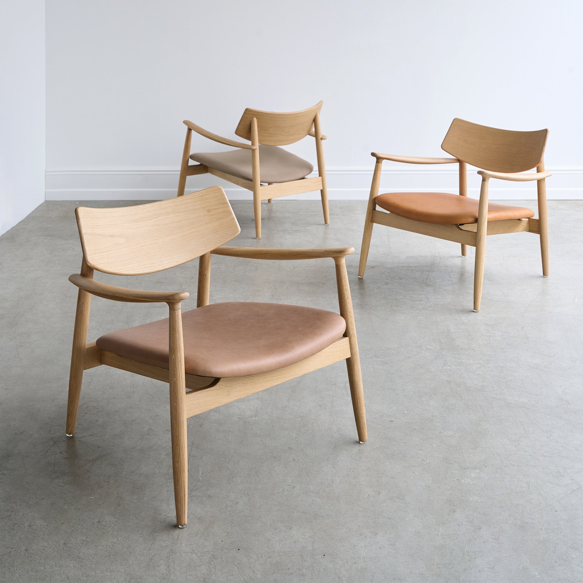 Vedersø Loungesessel – Ledersitz