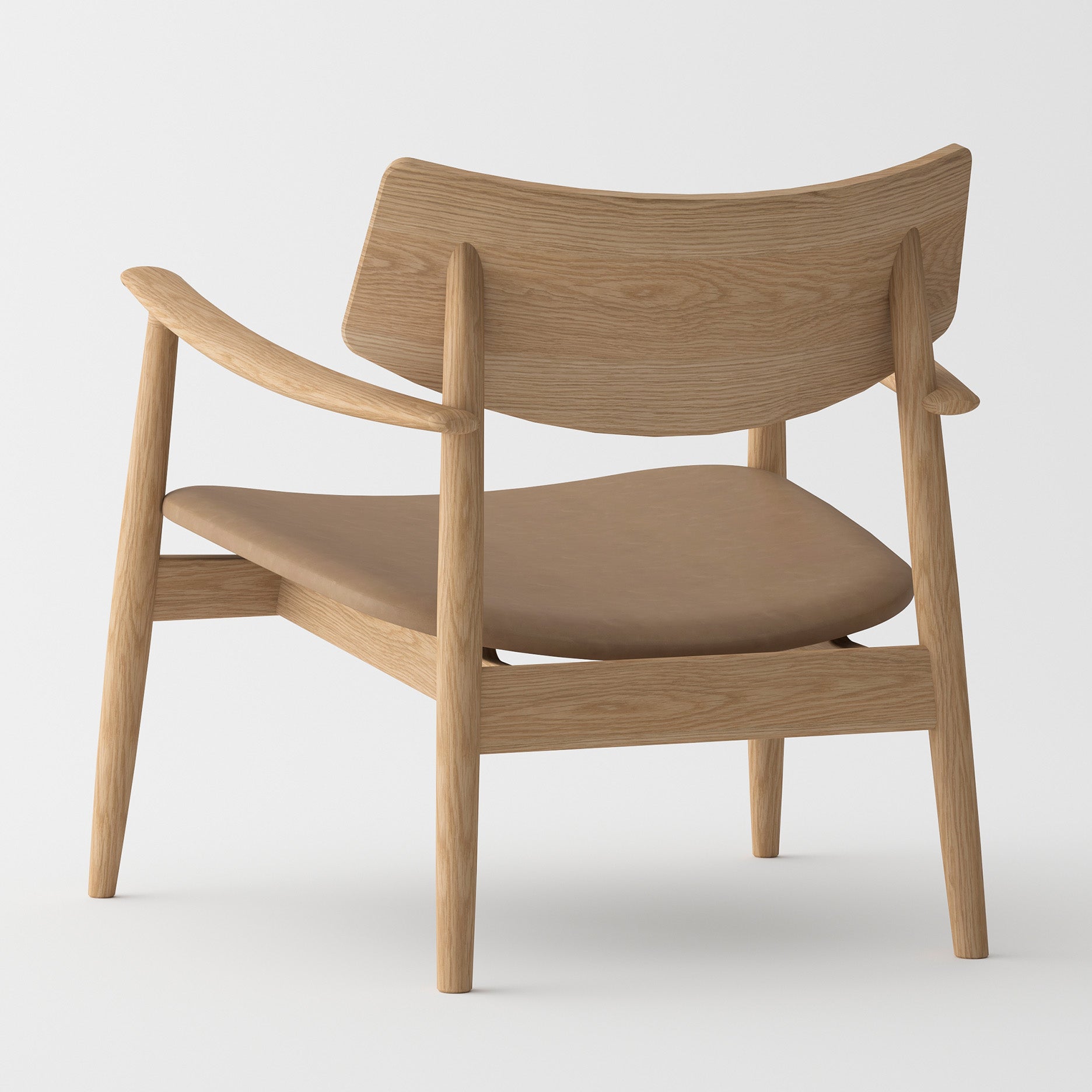 Vedersø Loungesessel – Ledersitz