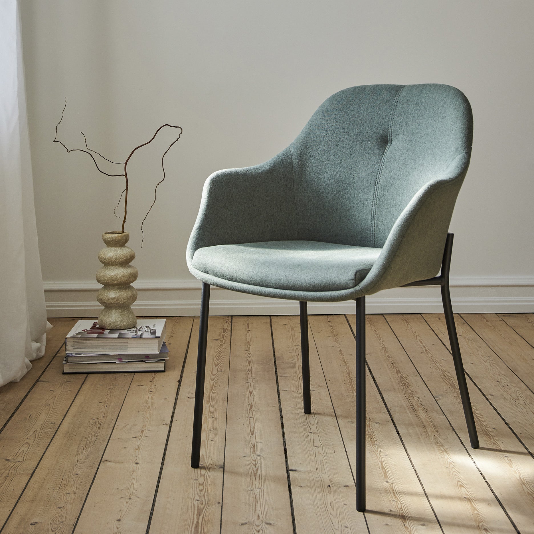 New Age Stuhl m. festen beinen - Stoff