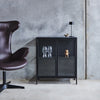 Mason II Vitrine Marmor Schwarz