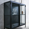 Mason II Vitrine Marmor Schwarz