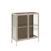 Mason II Vitrine Braun Marmor Braun